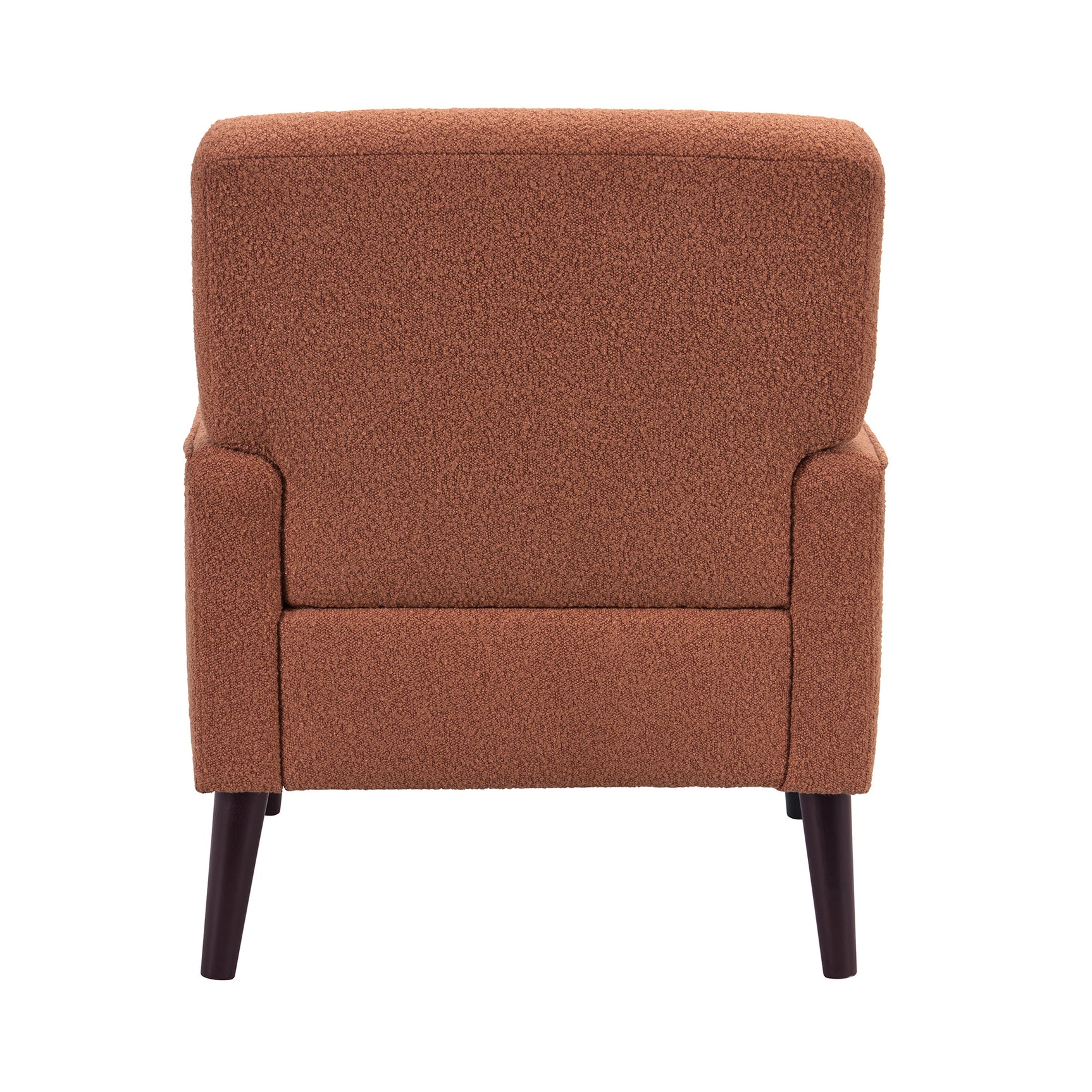 Kiwi Chair in 8077 Boucle Orange & Espresso