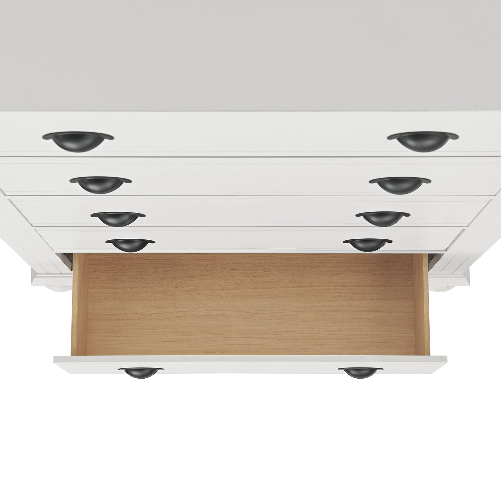 Kona 5-Drawer Chest in White - Tampa Furniture Outlet