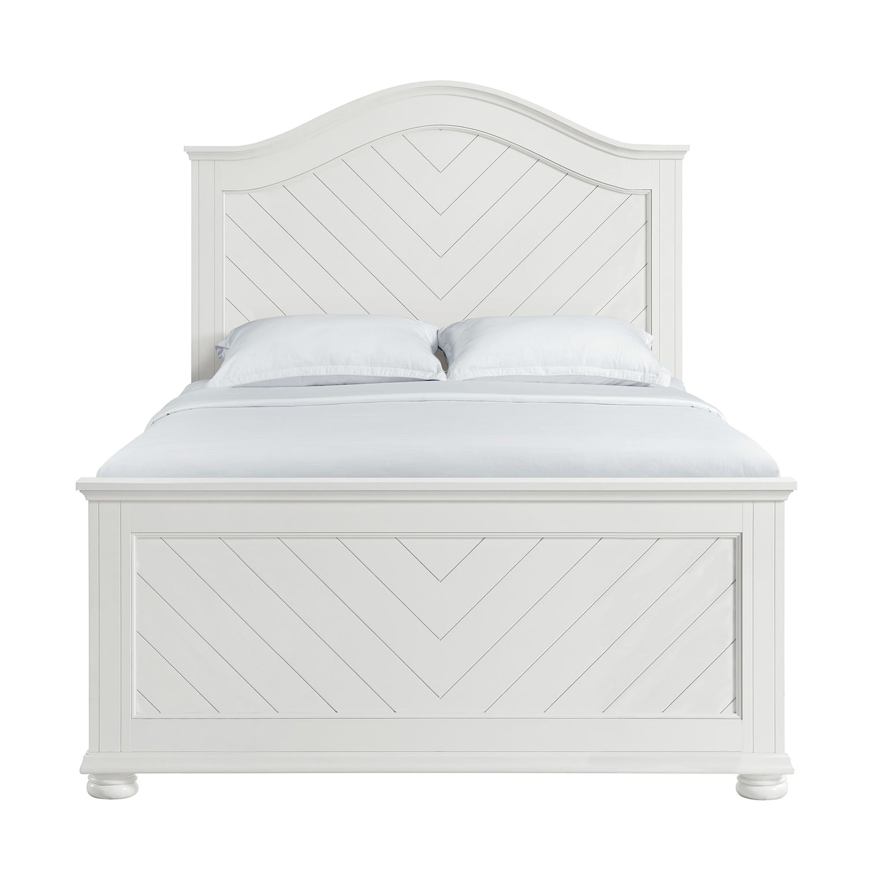 Kona Full Panel Bed in White - Tampa Furniture Outlet