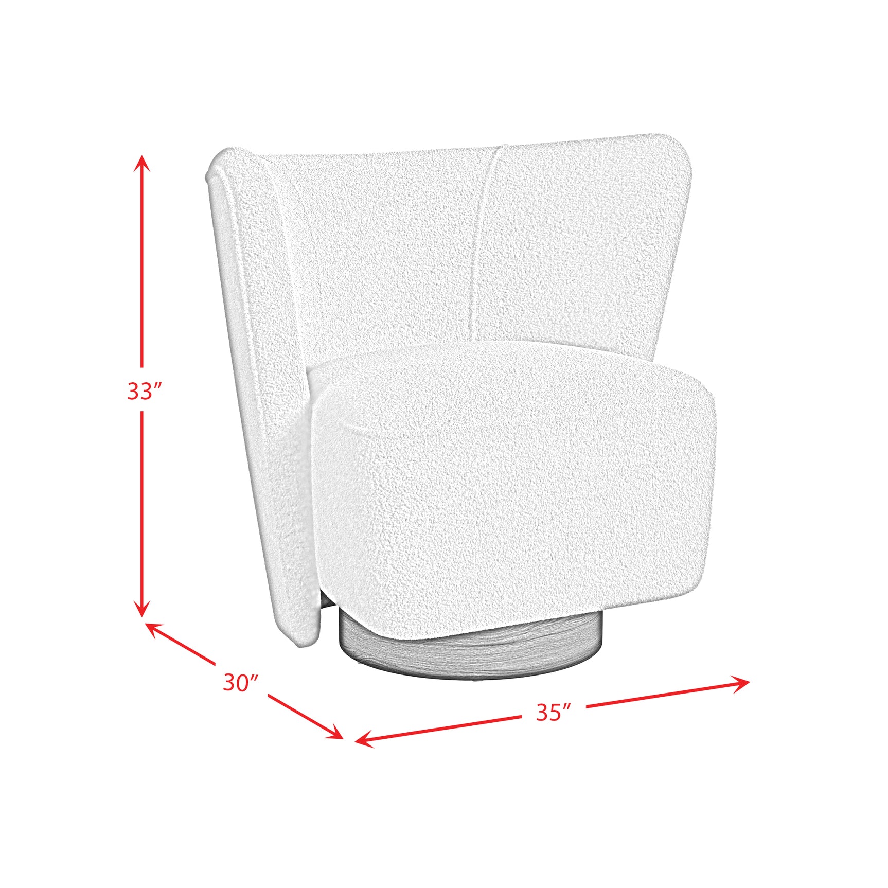 Kuga Swivel Chair in Ching Sand - Tampa Furniture Outlet
