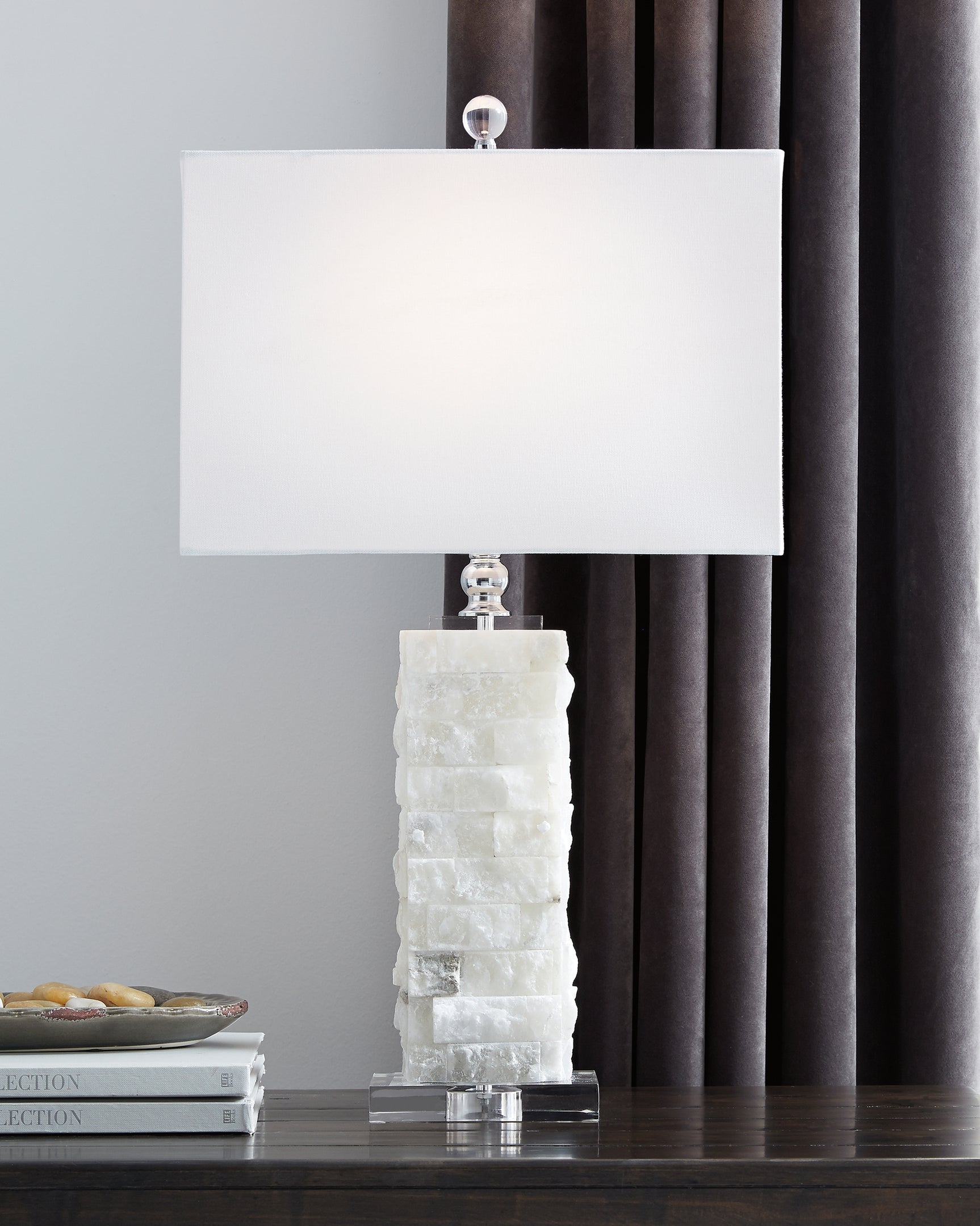 Tampa Furniture Outlet - Ashley Furniture - Malise Lighting - Table Lamp (Set of 2) / White - L429014X2