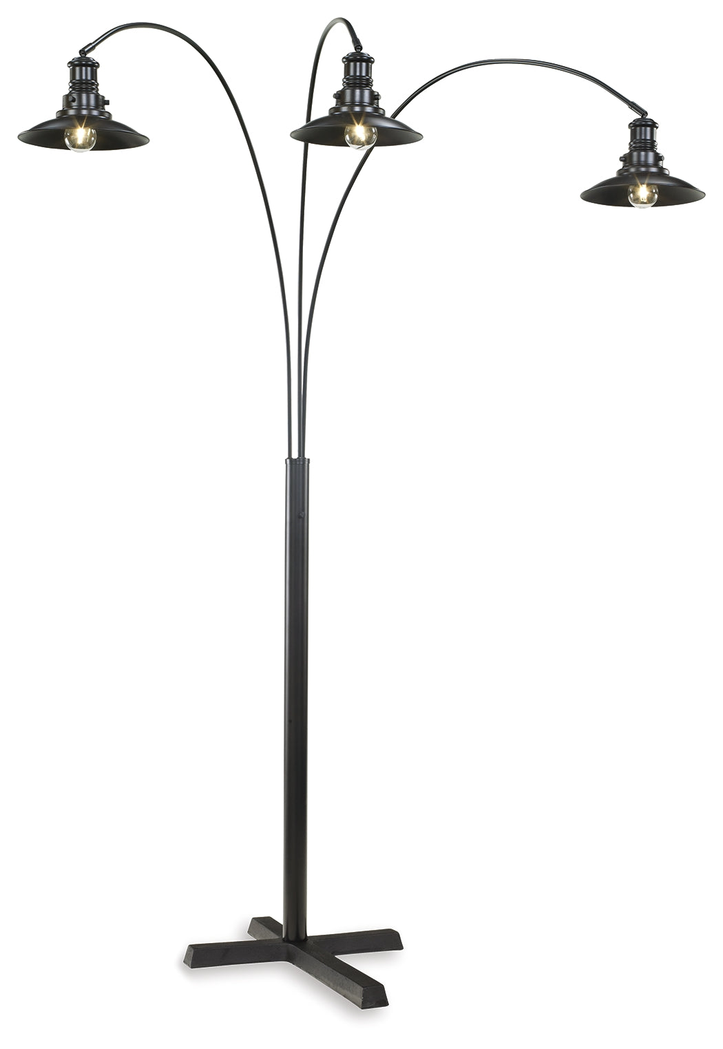 Tampa Furniture Outlet - Ashley Furniture - Sheriel Lighting - Metal Arc Lamp (1/CN) / Black - L725059