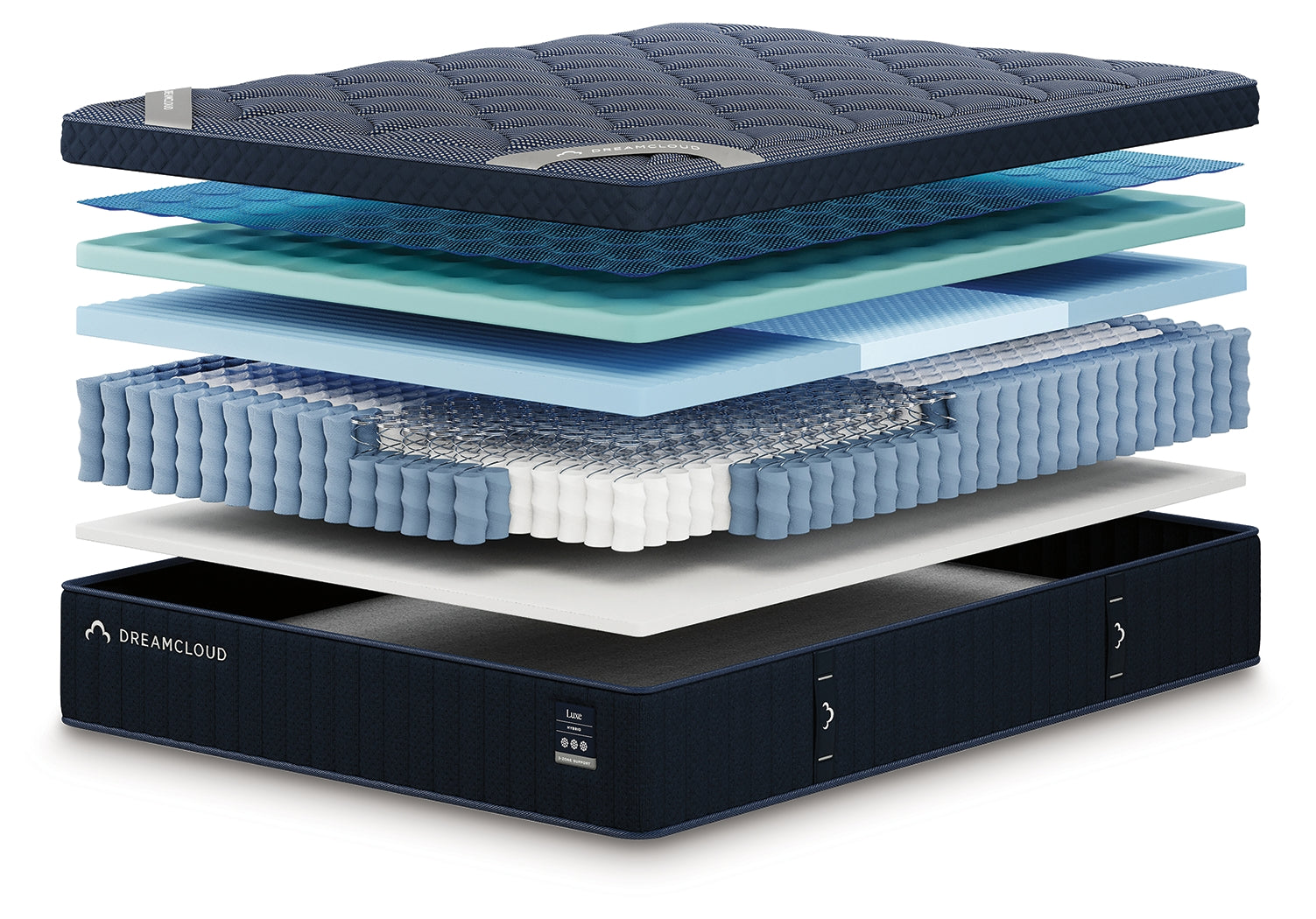 DreamCloud Luxe Hybrid Mattresses - Tampa Furniture Outlet