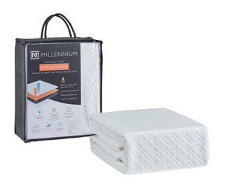 Tampa Furniture Outlet - Ashley Furniture - Basic Protector Queen Mattress Protector (Set of 4) - QN Mattress Protector(4/CS) - M30803