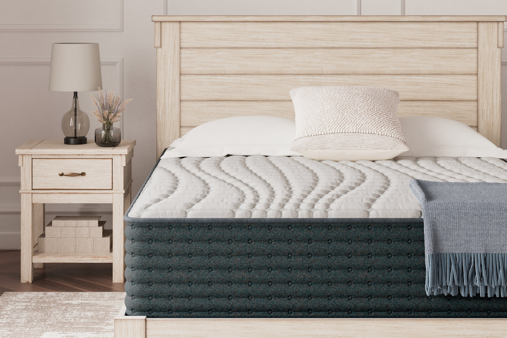 Tampa Furniture Outlet - Ashley Furniture - Hybrid 1300 Mattresses - California King / White - M43651