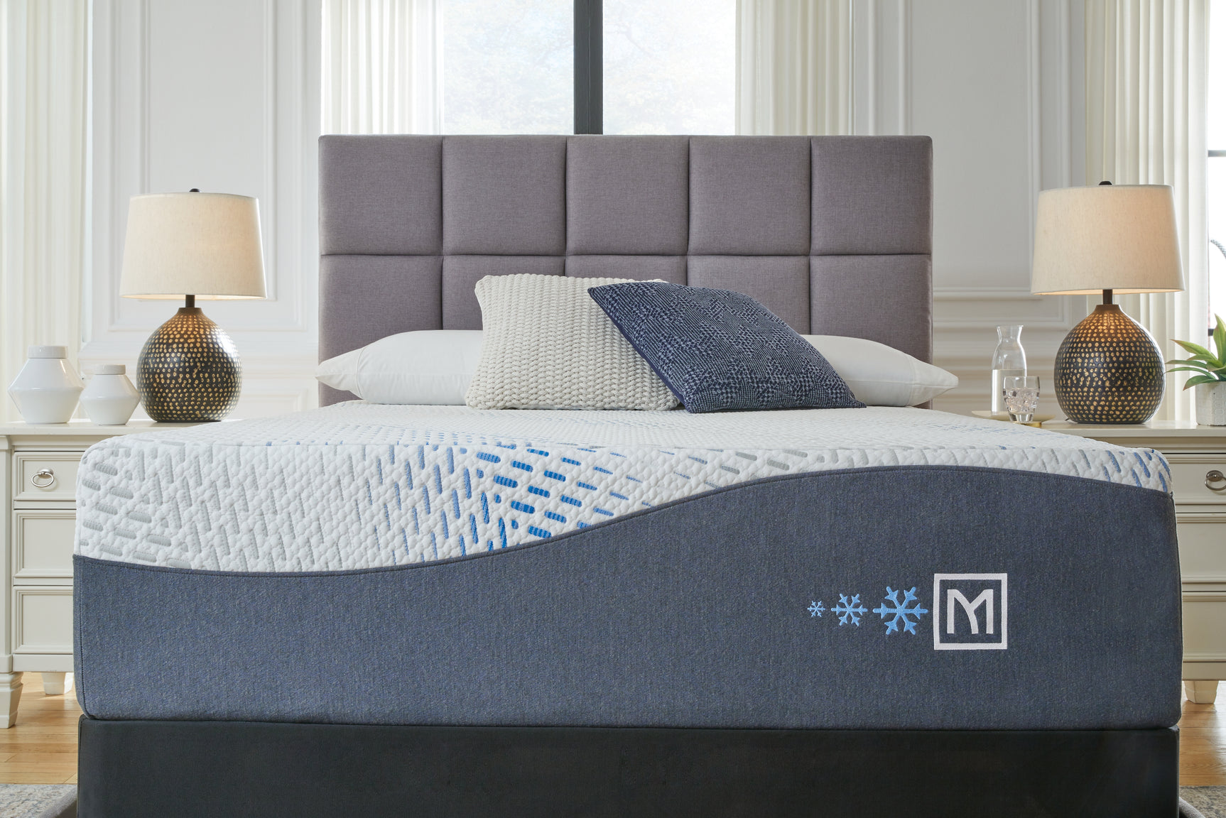 Tampa Furniture Outlet - Ashley Furniture - Millennium Luxury Gel Memory Foam Mattresses - California King / White - M50551