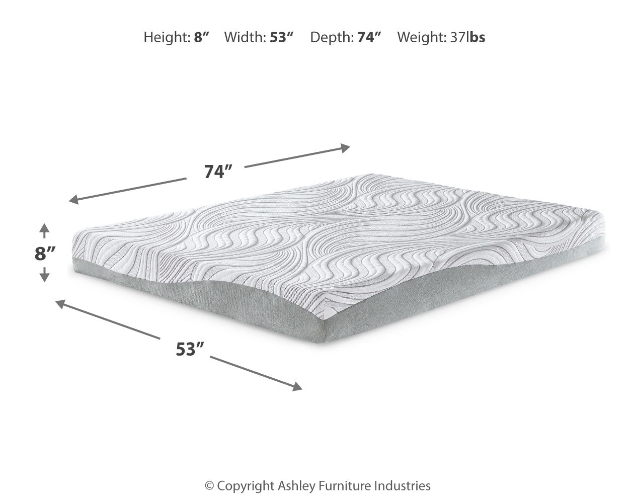 8 Inch Memory Foam Mattresses - Tampa Furniture Outlet