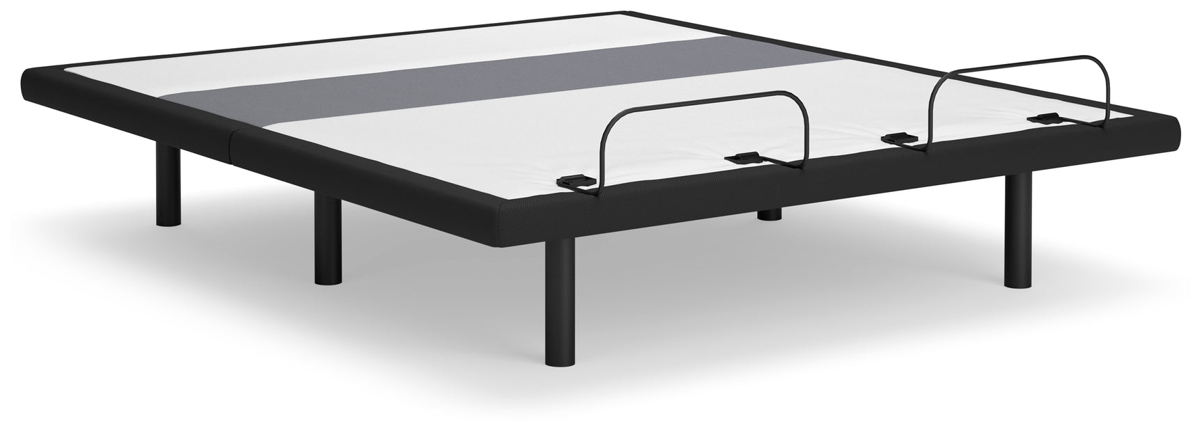 Tampa Furniture Outlet - Ashley Furniture - Best Base with Lumbar and Audio California King Adjustable Base - Cal King Adjustable Base / Charcoal Gray - M5X592