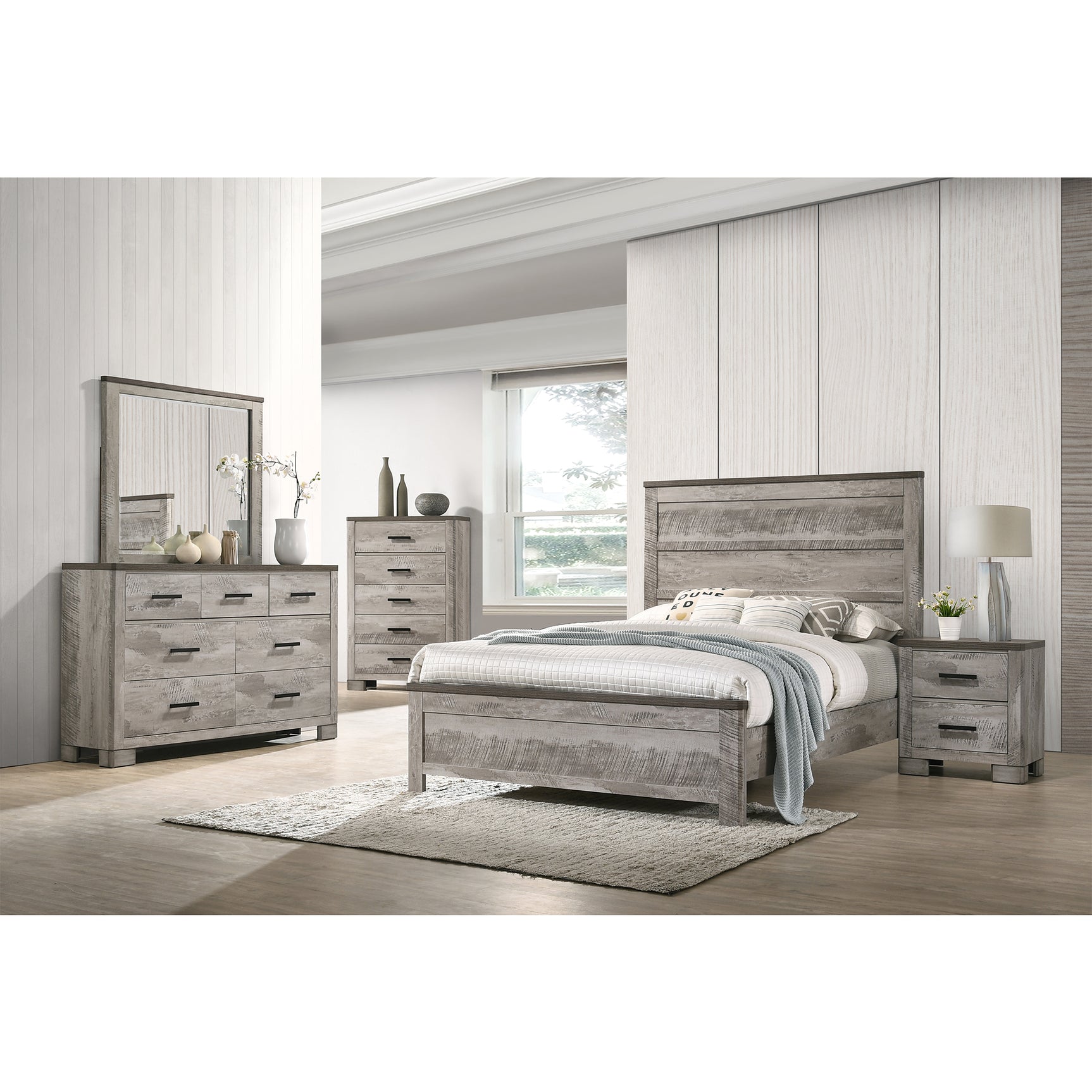Millers Cove Nightstand Two-Tone Grey – SKU MC300NS | Elements