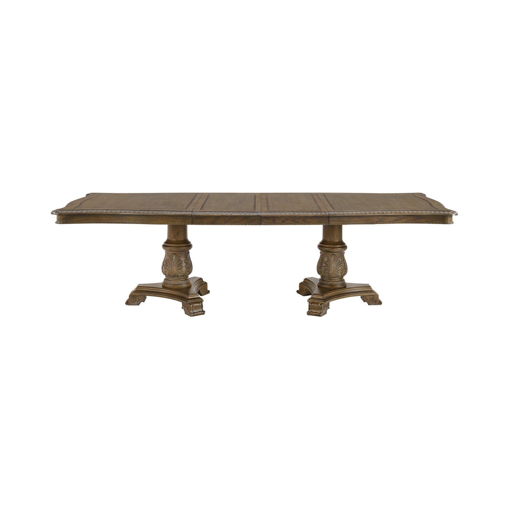 Madison Park Rectangular Dining Table with 2 18" Leaves in Walnut