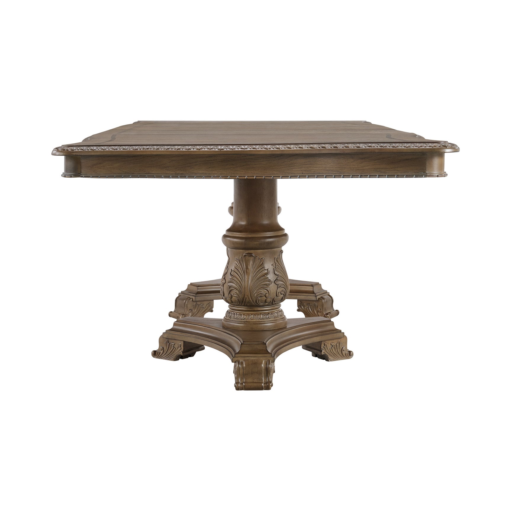 Madison Park Rectangular Dining Table with 2 18" Leaves in Walnut