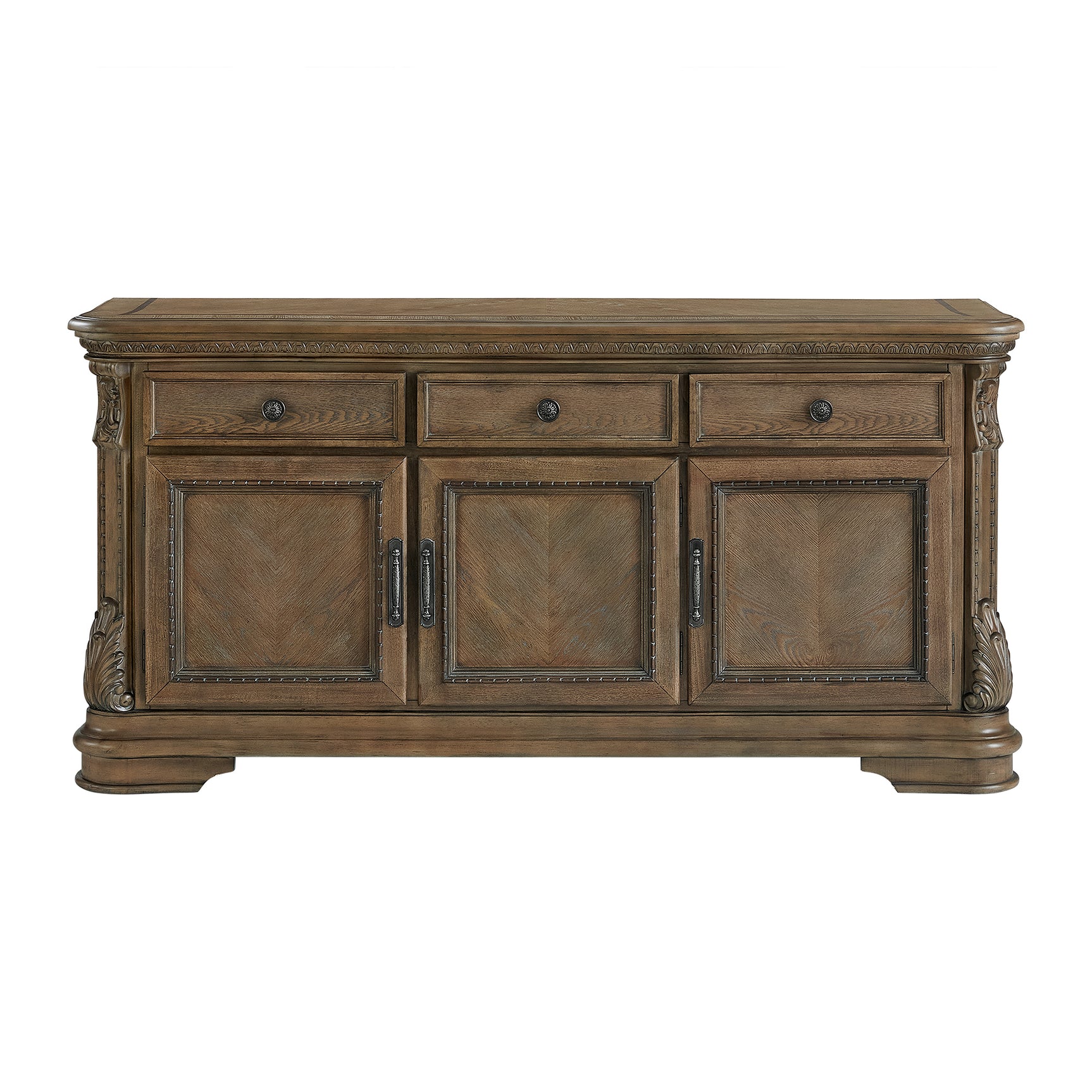 Madison Park Server in Walnut - Tampa Furniture Outlet