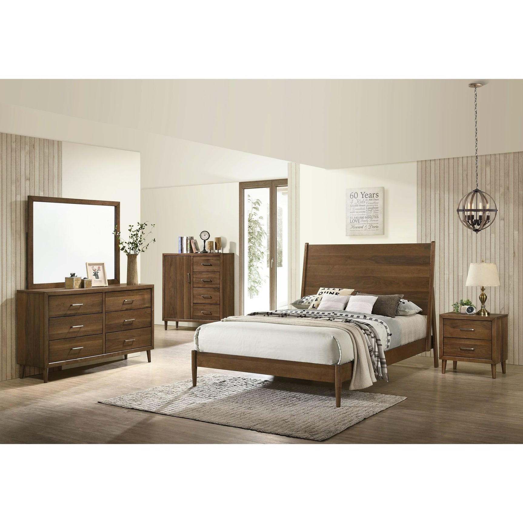 Malibu 6-Drawer Dresser in Walnut – SKU MC400DR | Elements