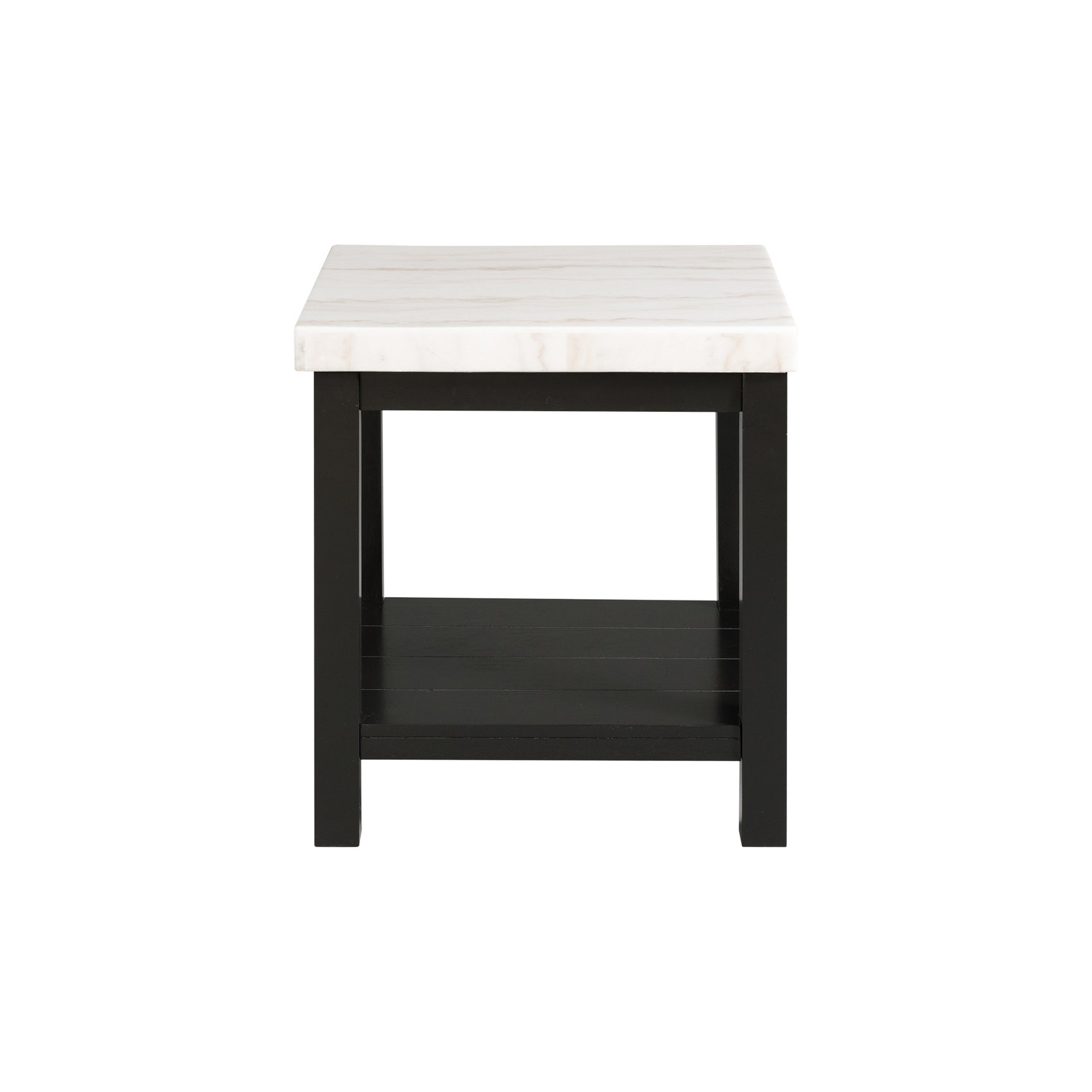 Marcello w/ White Top - End table - Tampa Furniture Outlet