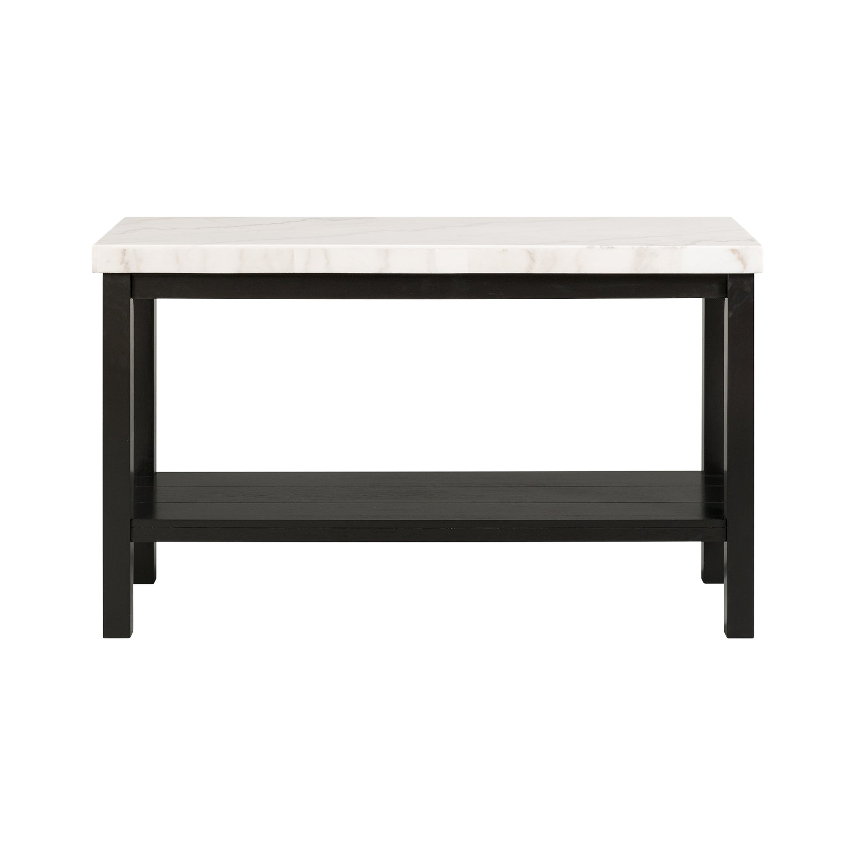 Marcello w/ White Top - Sofa Table - Tampa Furniture Outlet