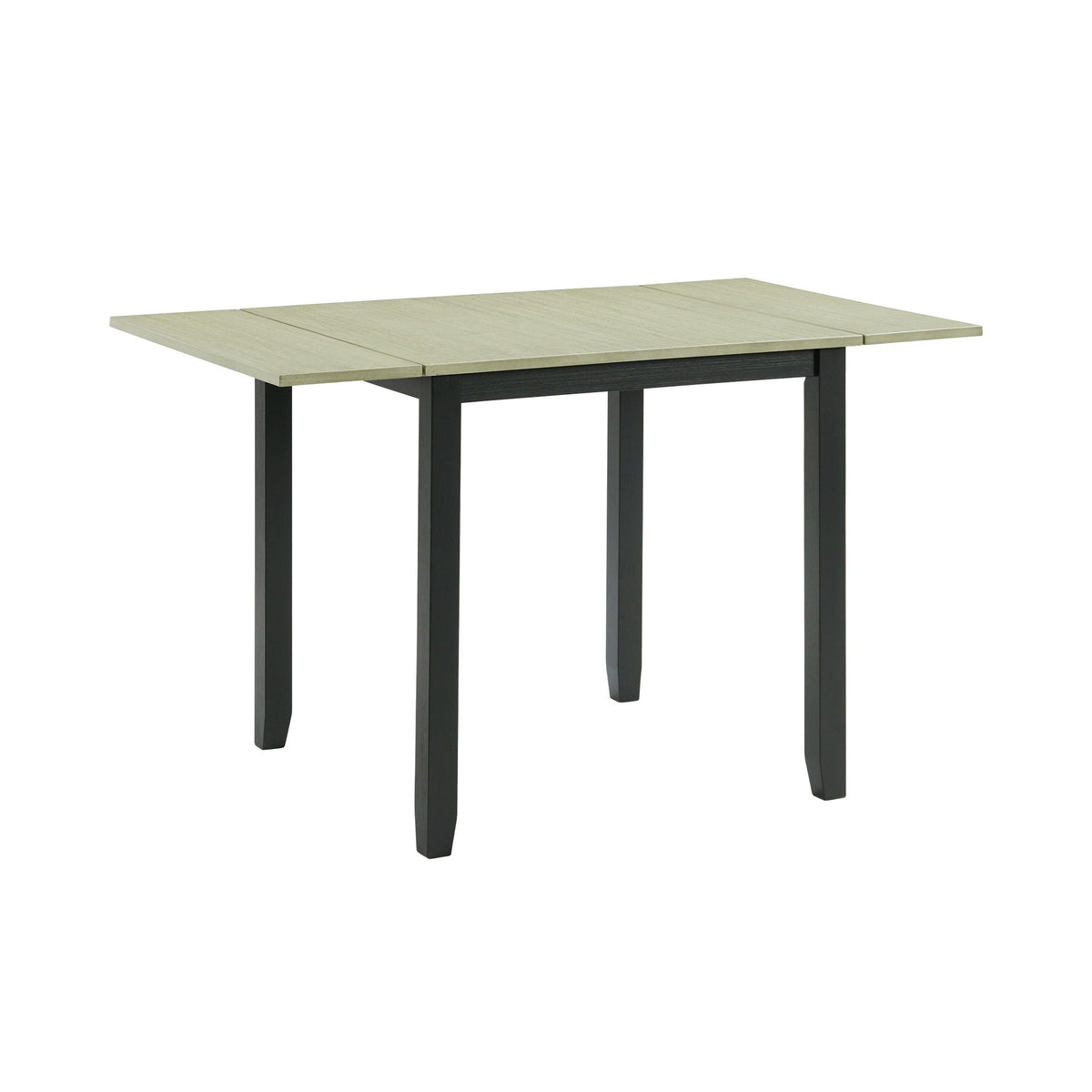 Martin 3 pc Drop Leaf Dining Set (Black Base)