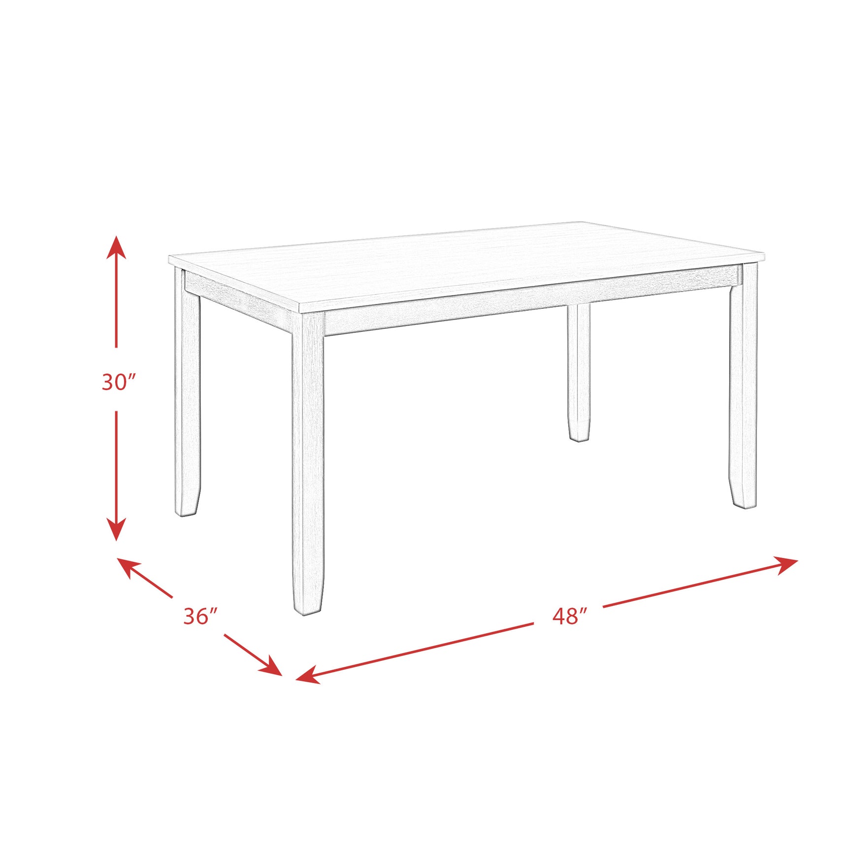 Martin 5 pc Dining Set (Black Base) - Tampa Furniture Outlet