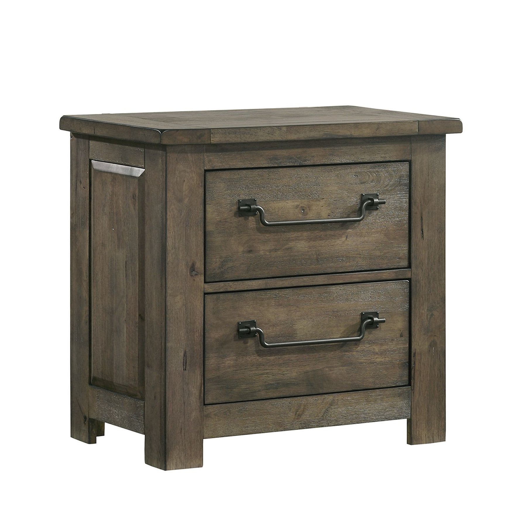 Maverick Nightstand w/USB Grey