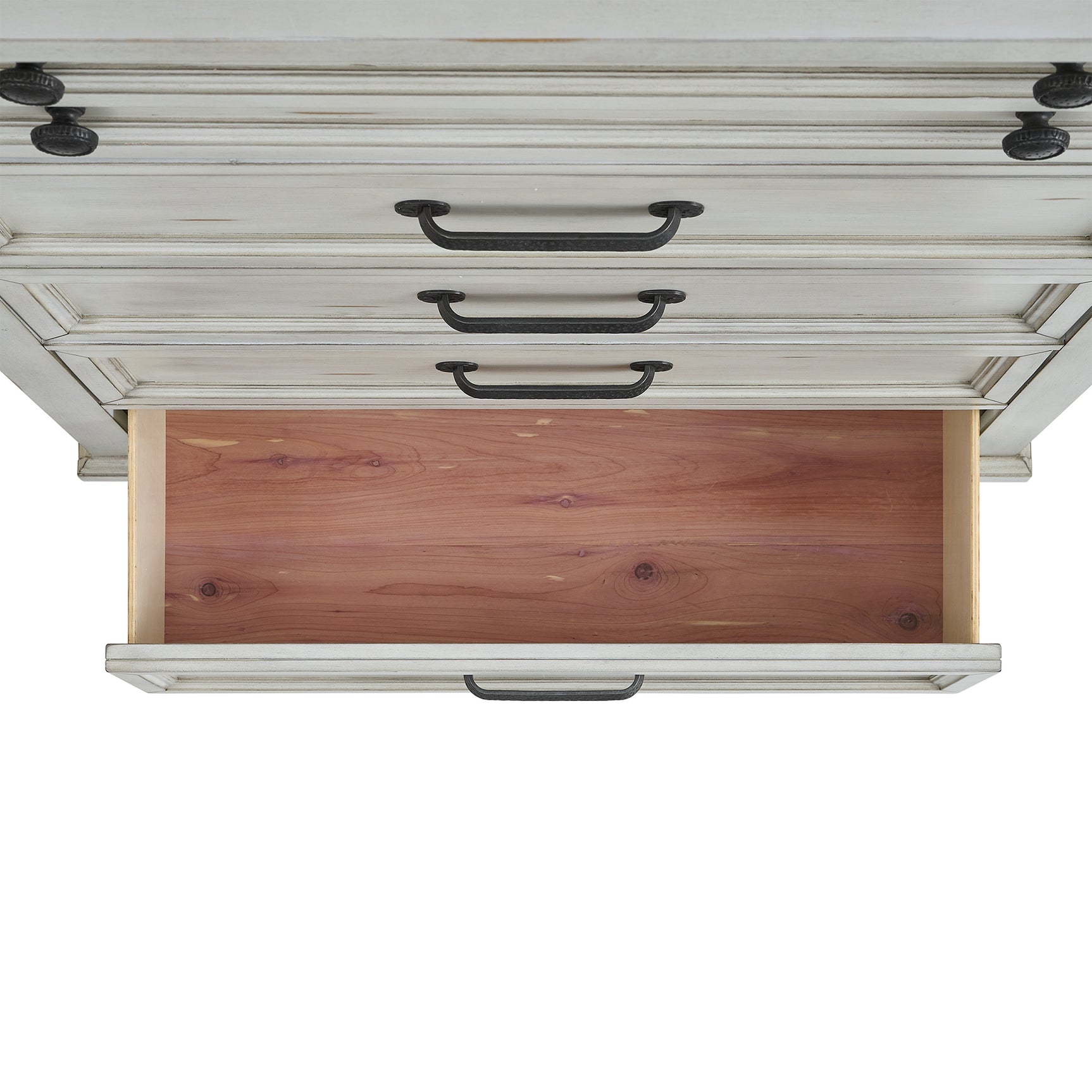 McCoy 5-Drawer Chest in Antique White