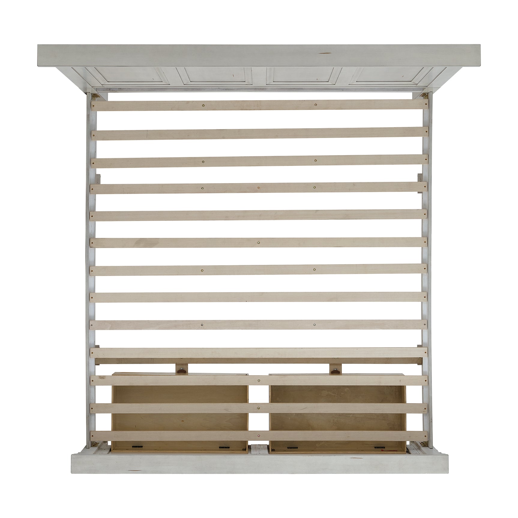 McCoy King Storage Bed in Antique White