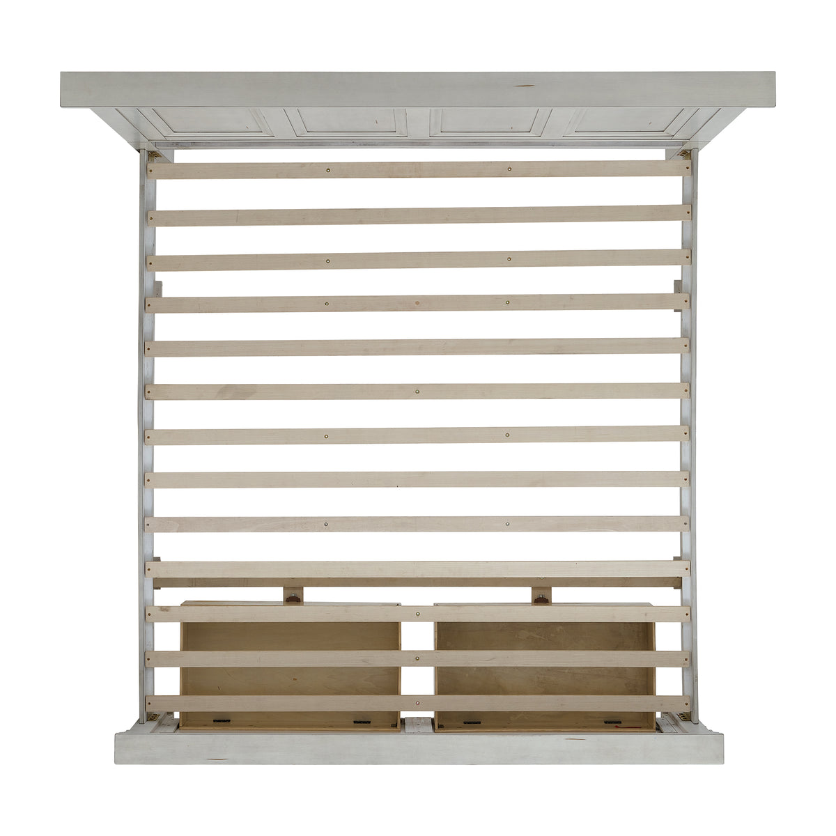 McCoy King Storage Bed in Antique White