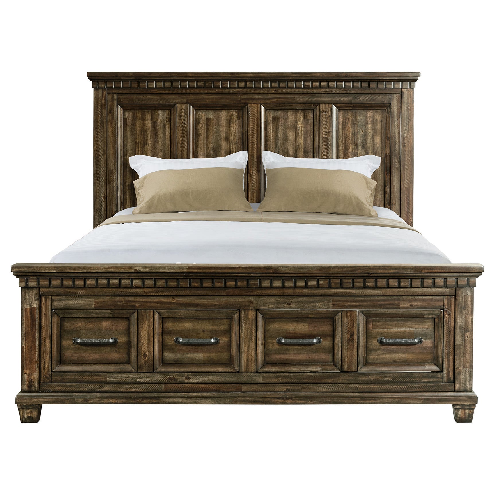 McCoy Queen Storage Bed in Charcoal - Tampa Furniture Outlet