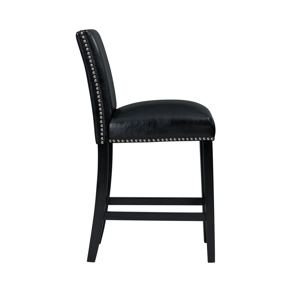 Meridian Counter Side Chair Black (2 Per Pack)