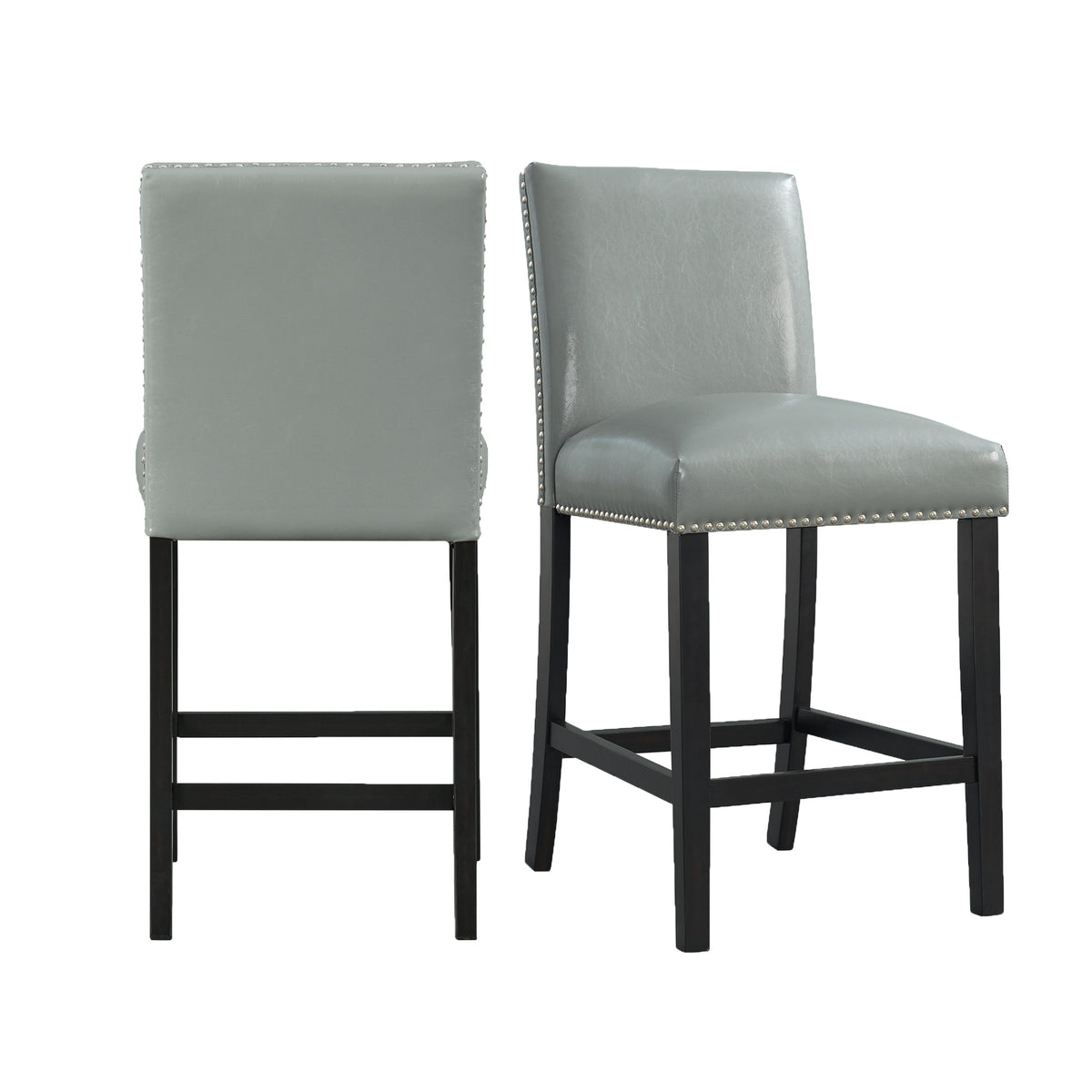 Meridian Counter Side Chair Grey (2 Per Pack)
