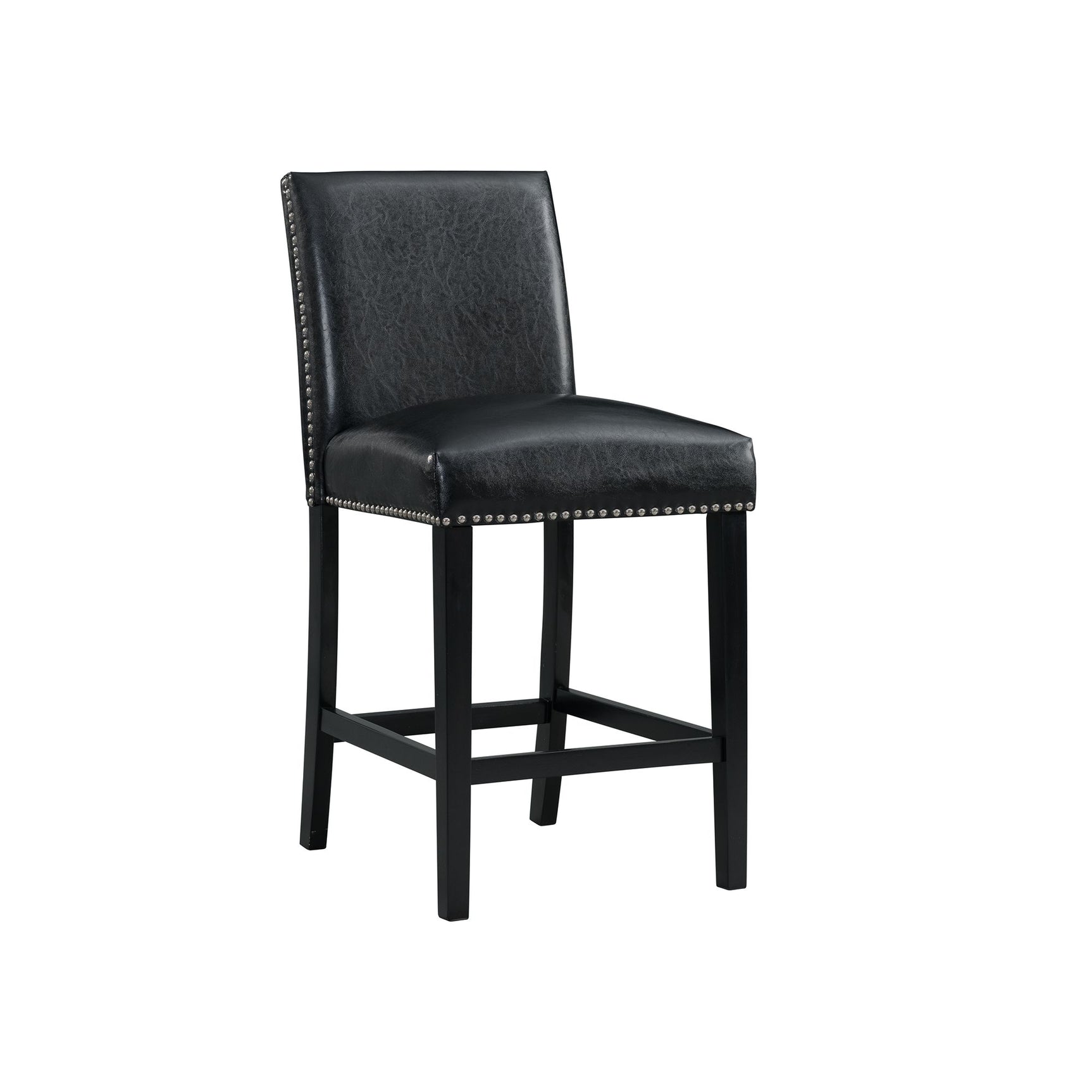Meridian Counter Side Chair Black (2 Per Pack) - Tampa Furniture Outlet