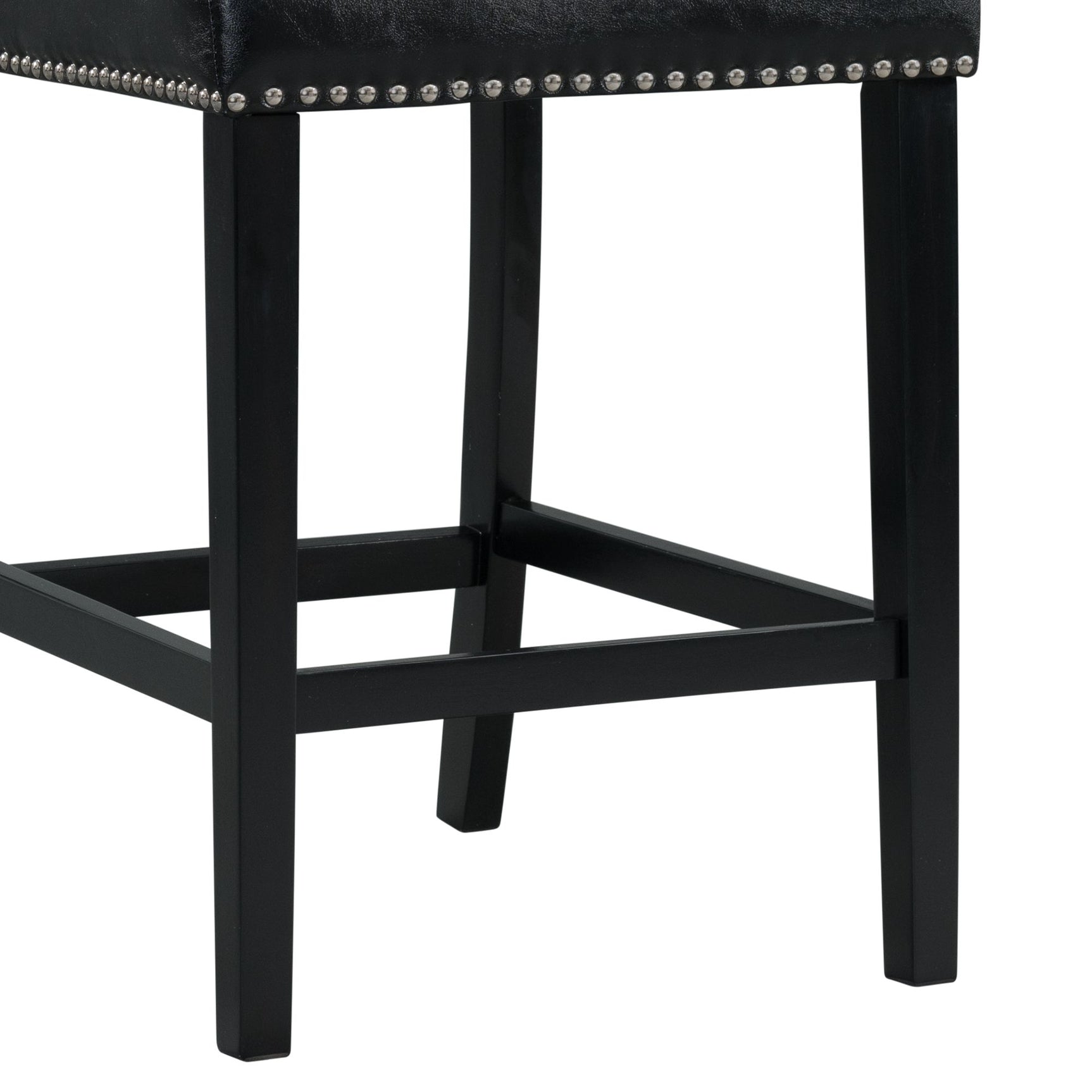 Meridian Counter Side Chair Black (2 Per Pack) - Tampa Furniture Outlet