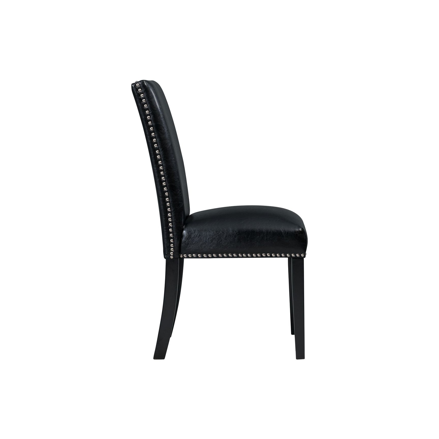 Meridian Dining Side Chair Black (2 Per Pack) - Tampa Furniture Outlet