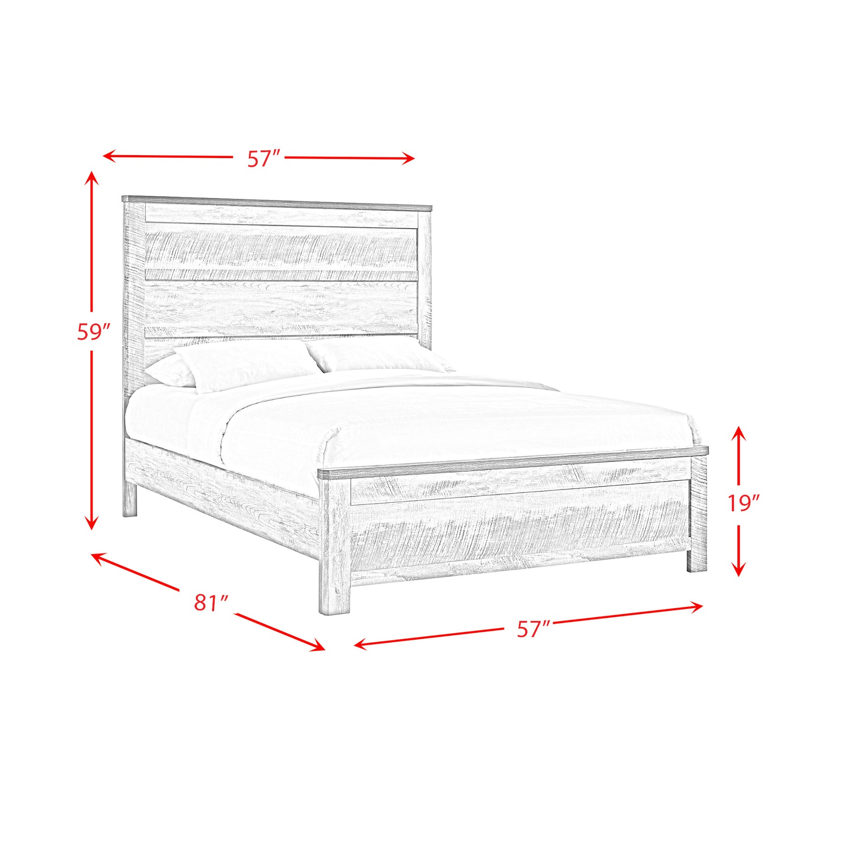 Millers Cove Full Panel Bed - Tampa Furniture Outlet