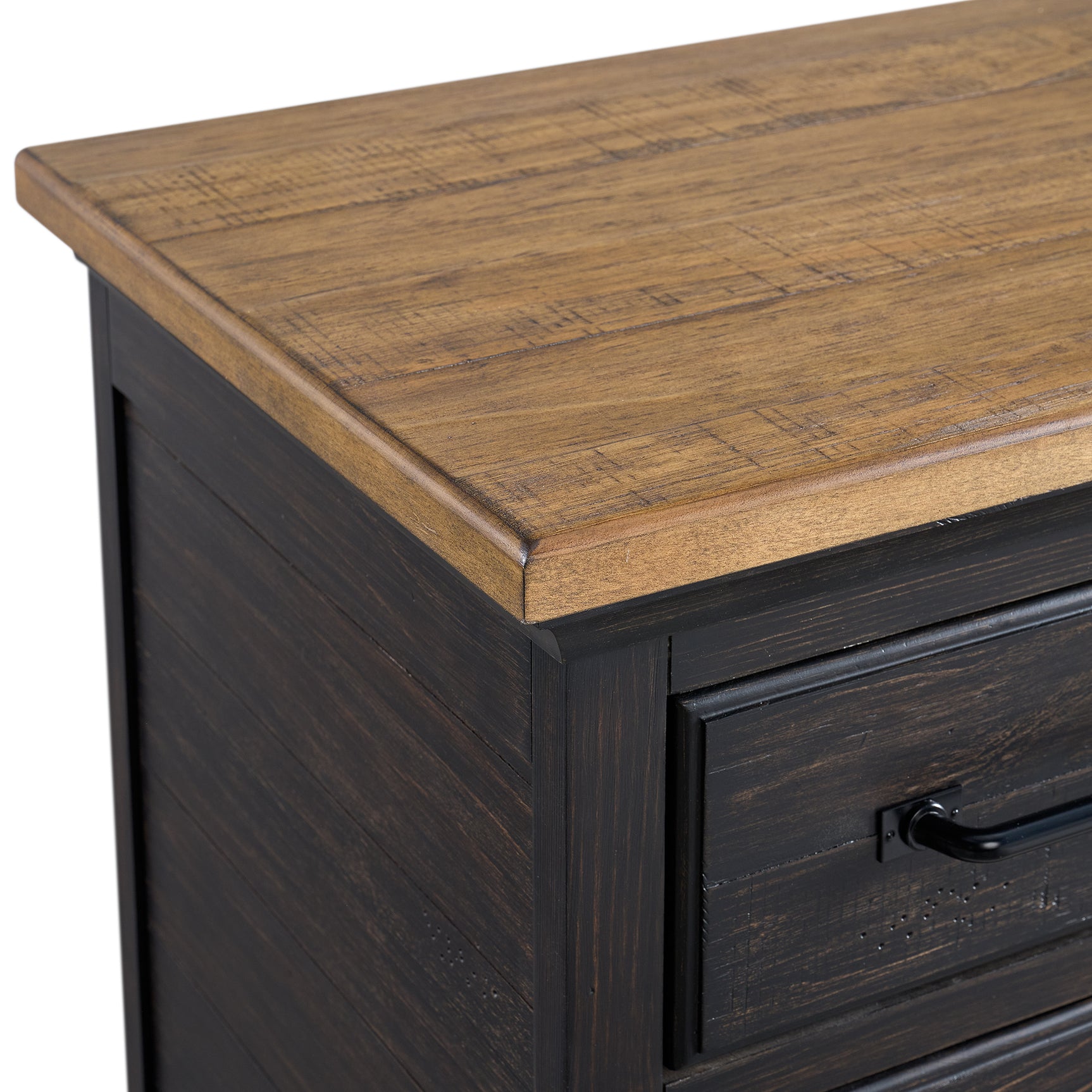 Montrose Dresser in Espresso & Brown - Tampa Furniture Outlet