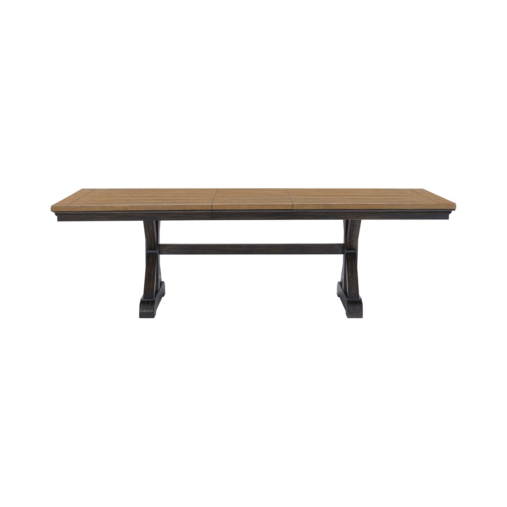 Montrose Dining Table with 20" Leaf in Espresso and Brown