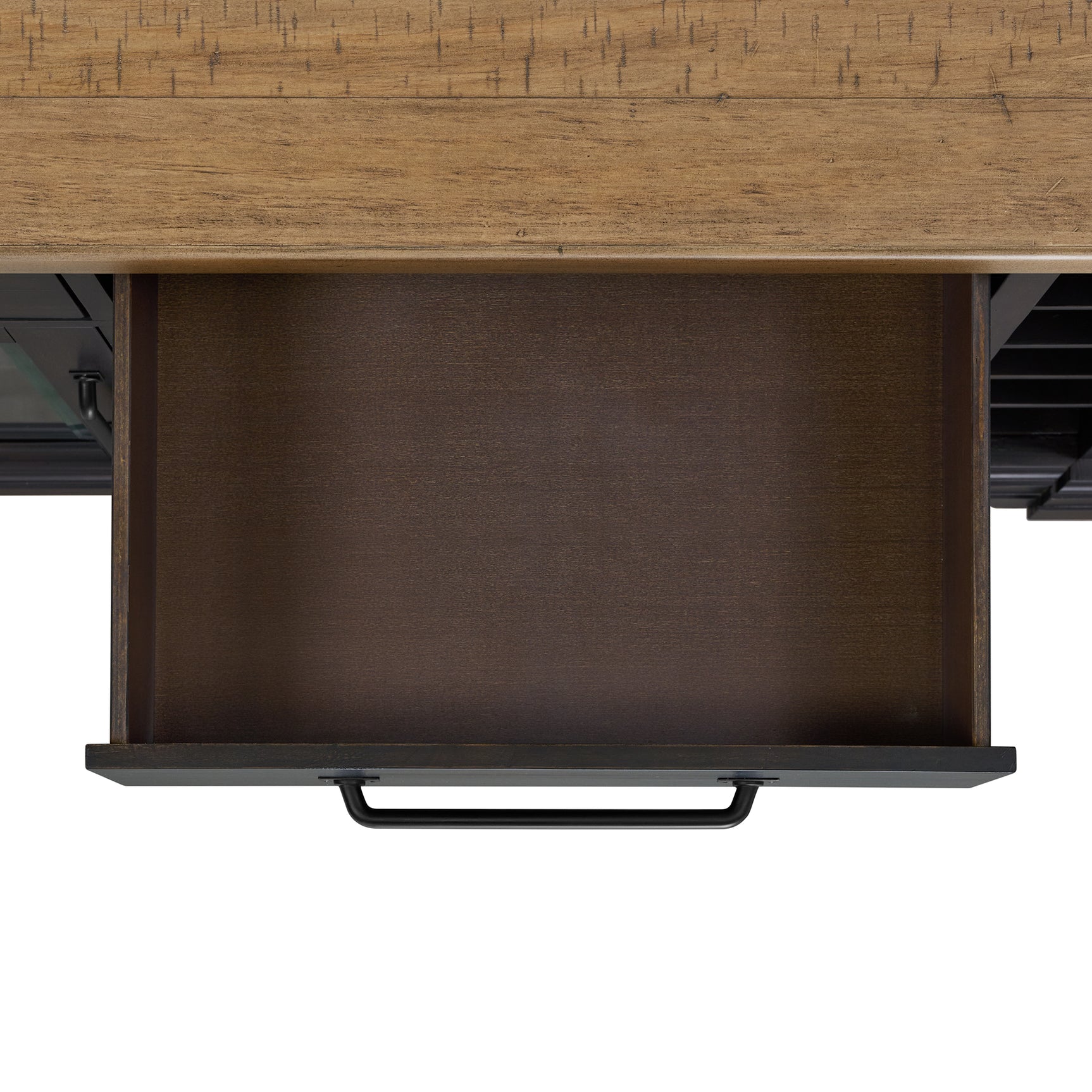 Montrose Server in Espresso and Brown - Tampa Furniture Outlet