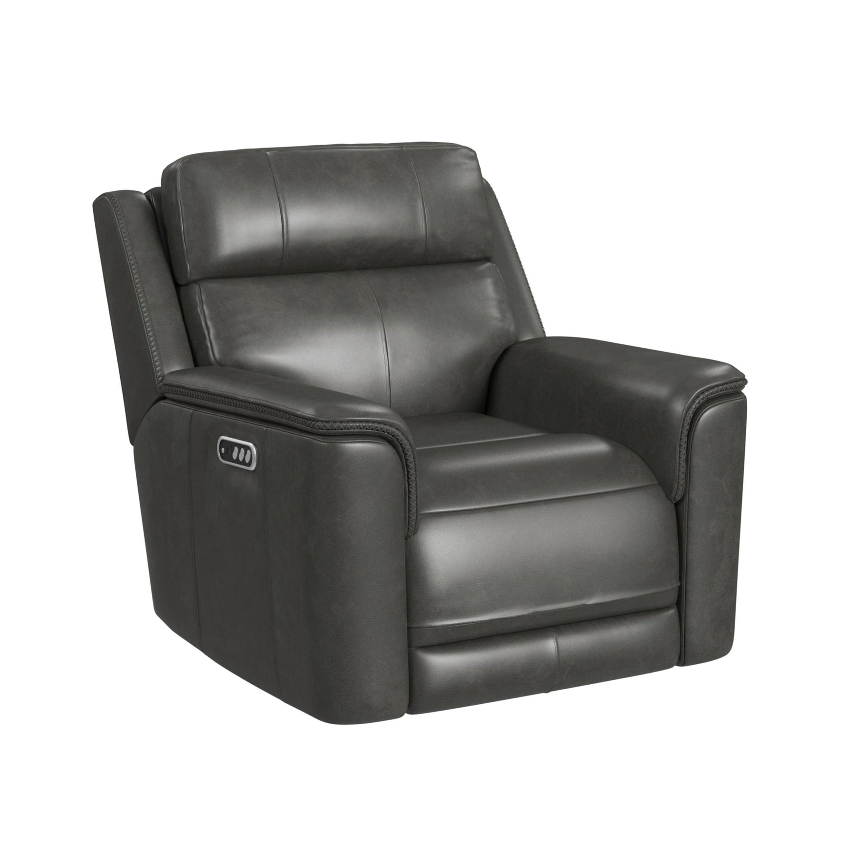 Mustang P3 Recliner in Aline Anthracite - Tampa Furniture Outlet