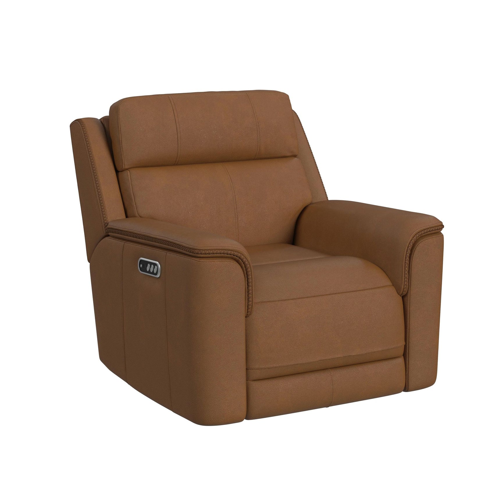 Mustang P3 Recliner in Aline Butternut - Tampa Furniture Outlet