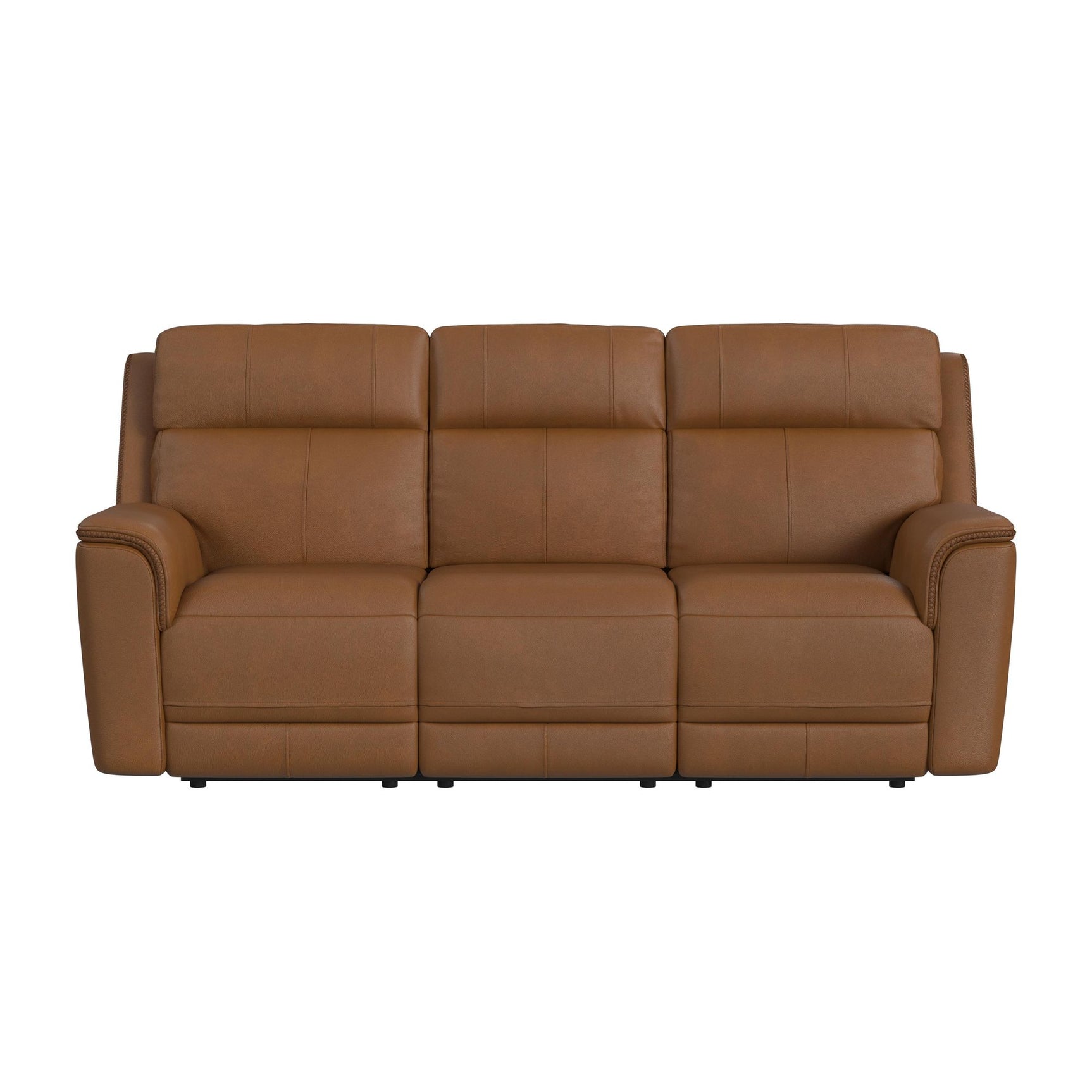 Mustang P3 Sofa with DDT, Wireless Charger in Aline Butternut - Tampa Furniture Outlet