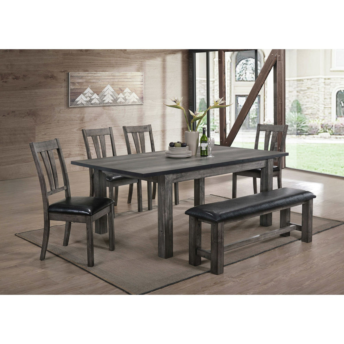 Nathan Bench W/Pu Padded Seat – SKU DNH100BN | Elements
