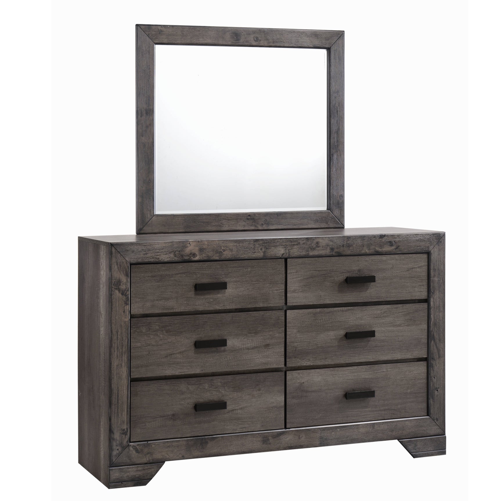 Nathan Dresser & Mirror Set - Tampa Furniture Outlet