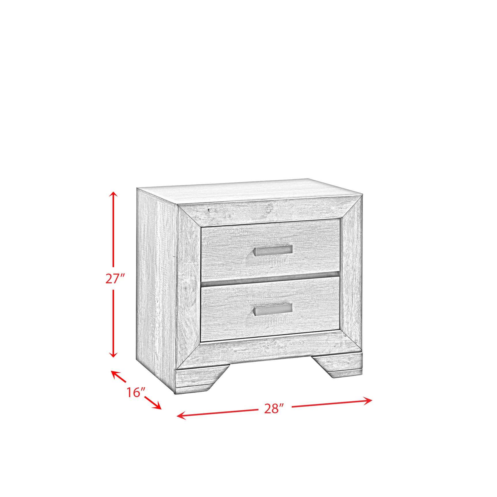 Nathan Nightstand - Tampa Furniture Outlet