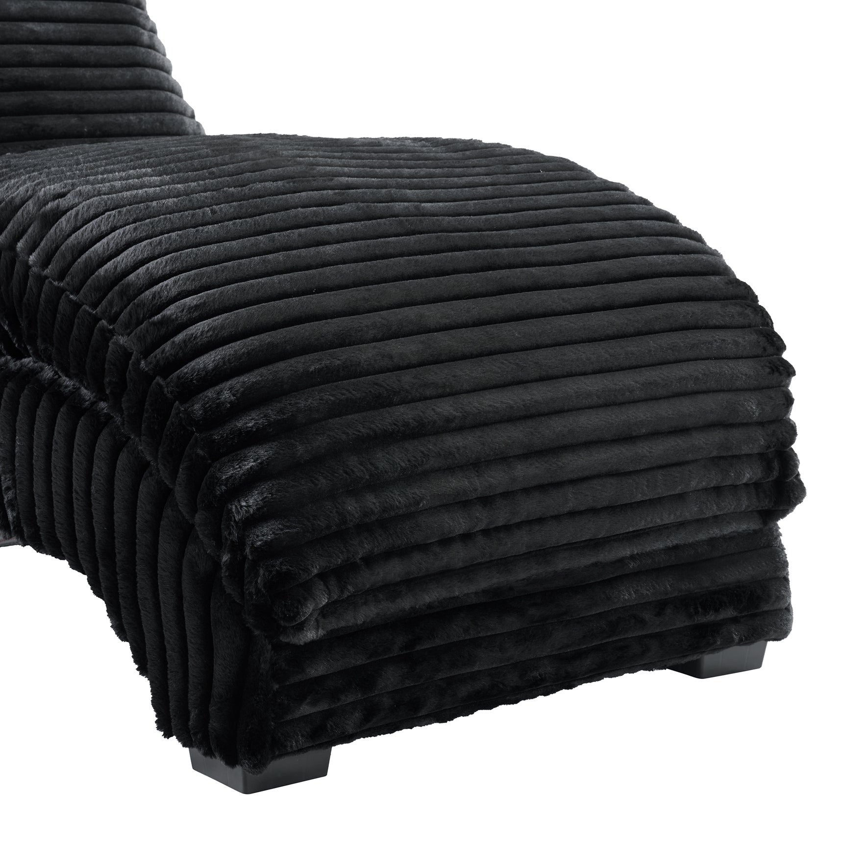 Nori Chaise with Heat Massage, USBC, LED in Masis Black