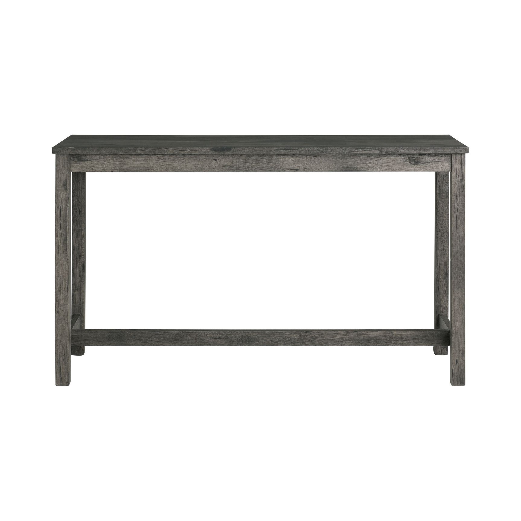 Oak Lawn Charcoal Grey Bar Table Single Pack (Table + 3 Grey Fabric Stools)