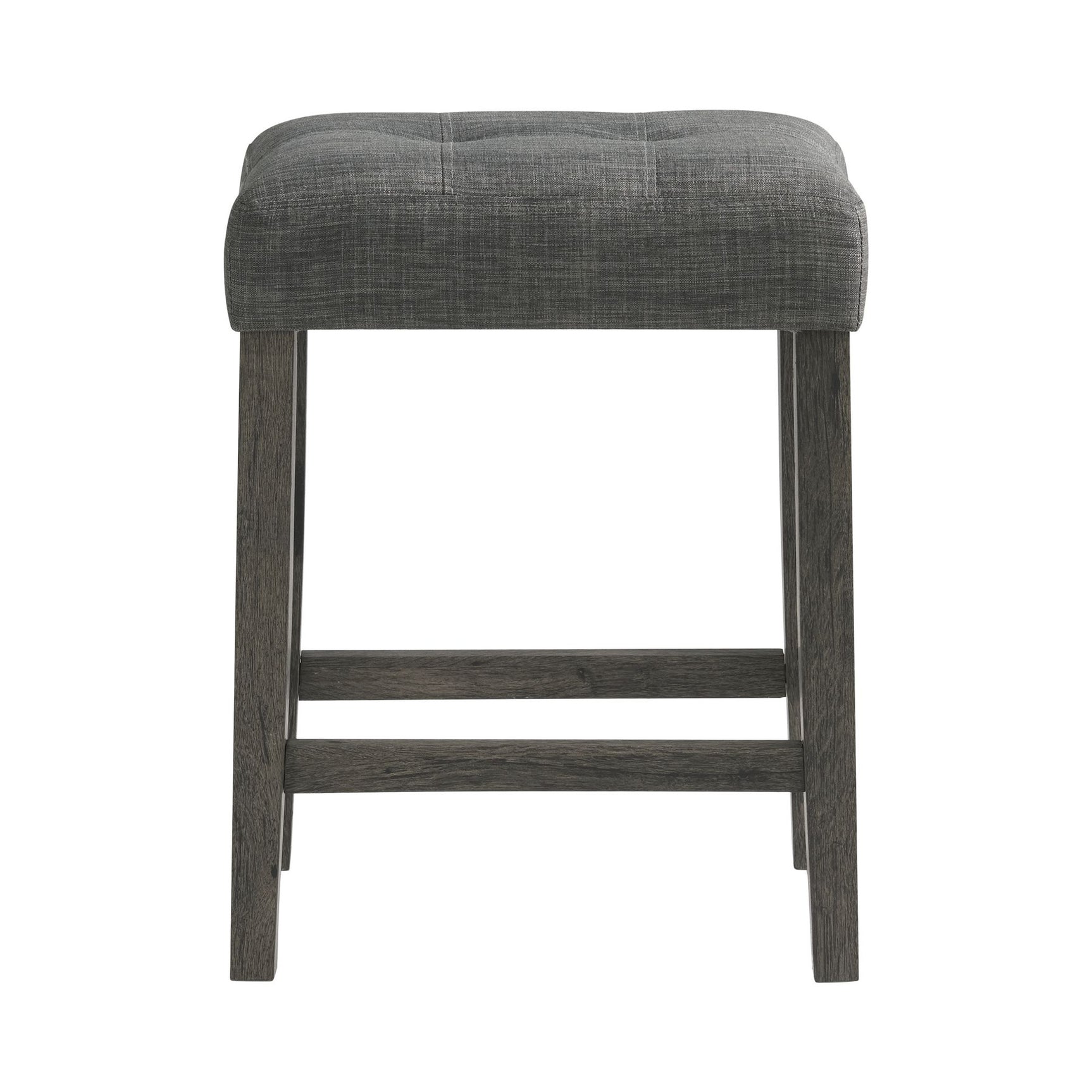 Oak Lawn Charcoal Grey Bar Table Single Pack (Table + 3 Grey Fabric Stools)
