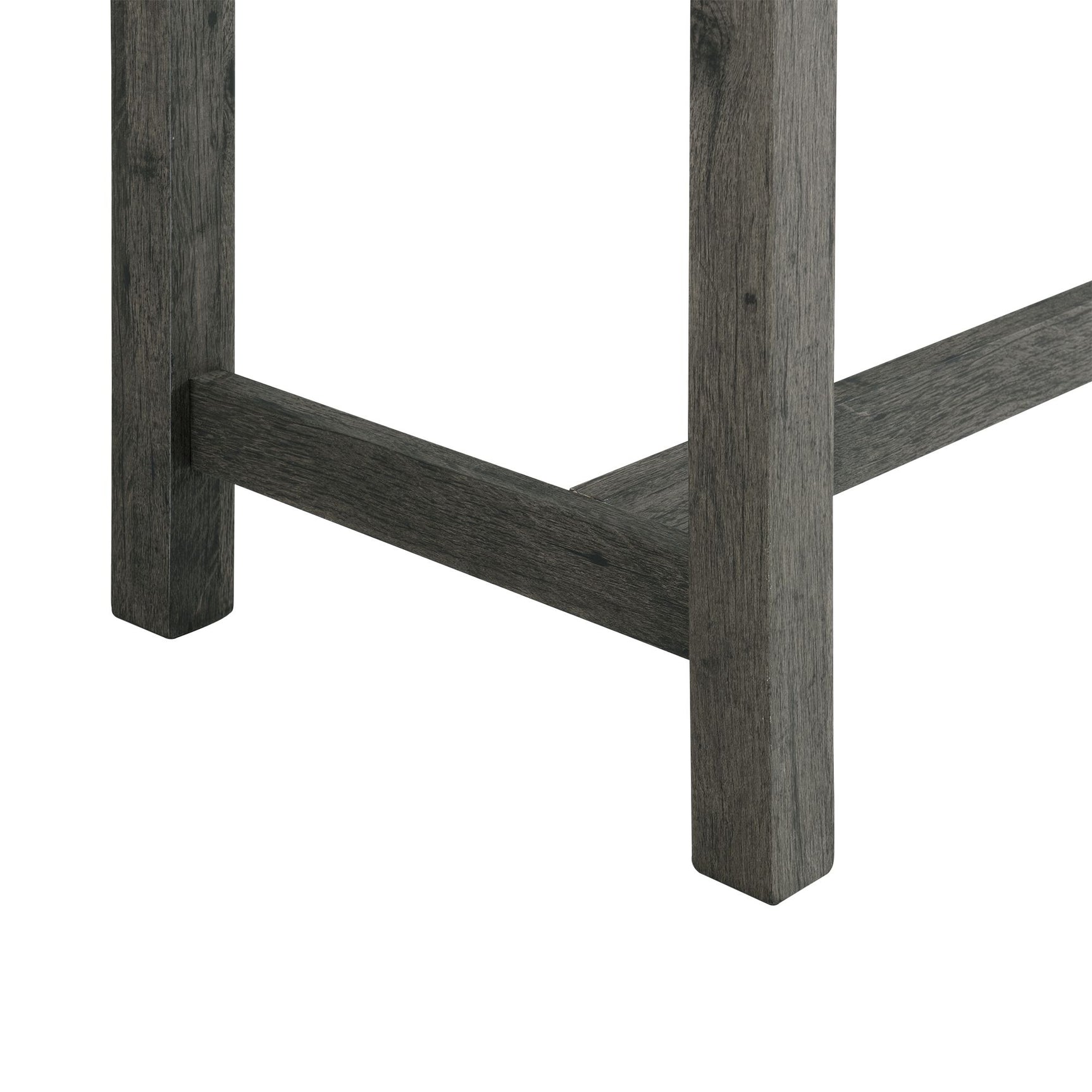 Oak Lawn Charcoal Grey Bar Table Single Pack (Table + 3 Grey Fabric Stools) - Tampa Furniture Outlet