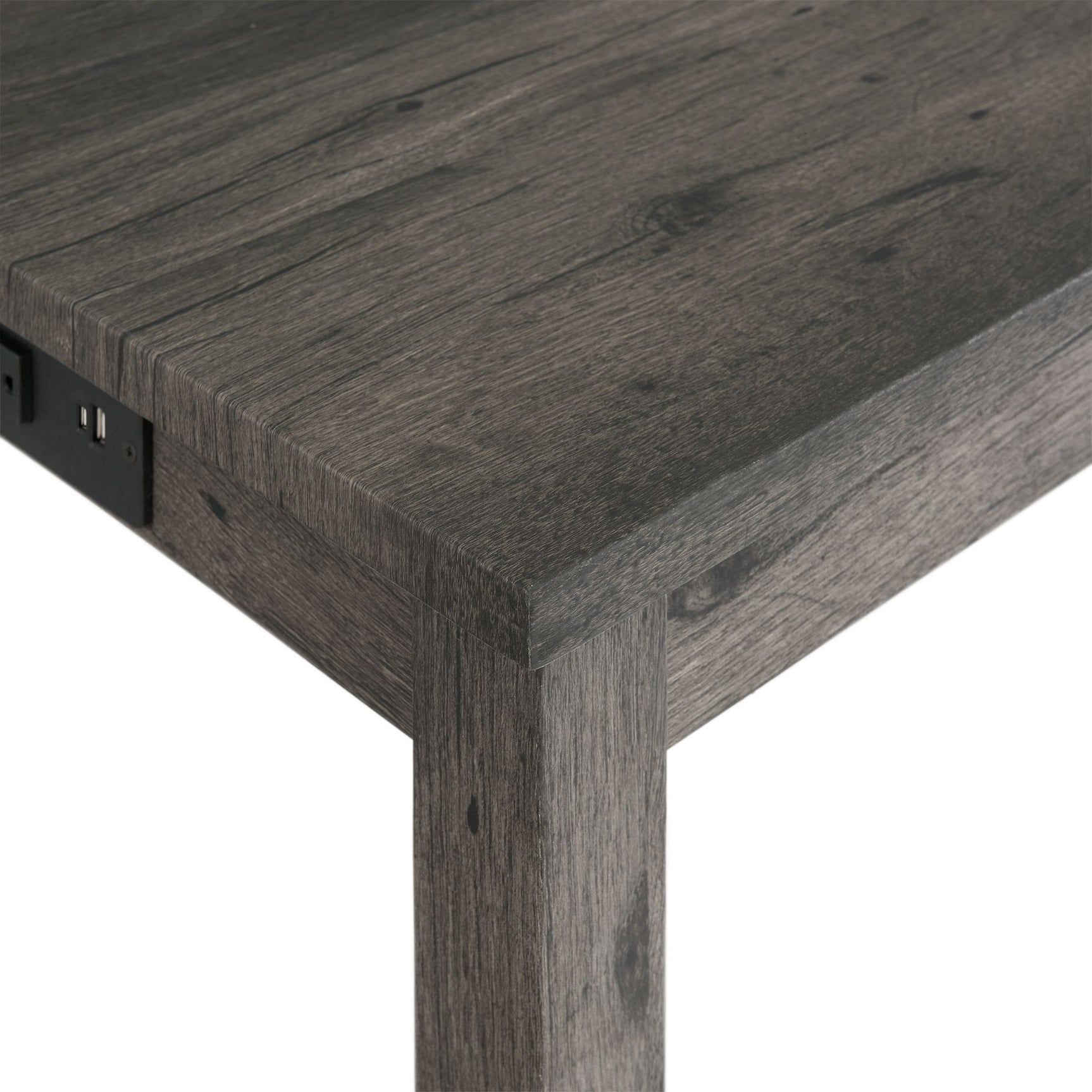 Oak Lawn Charcoal Grey Bar Table Single Pack (Table + 3 Grey Fabric Stools) - Tampa Furniture Outlet
