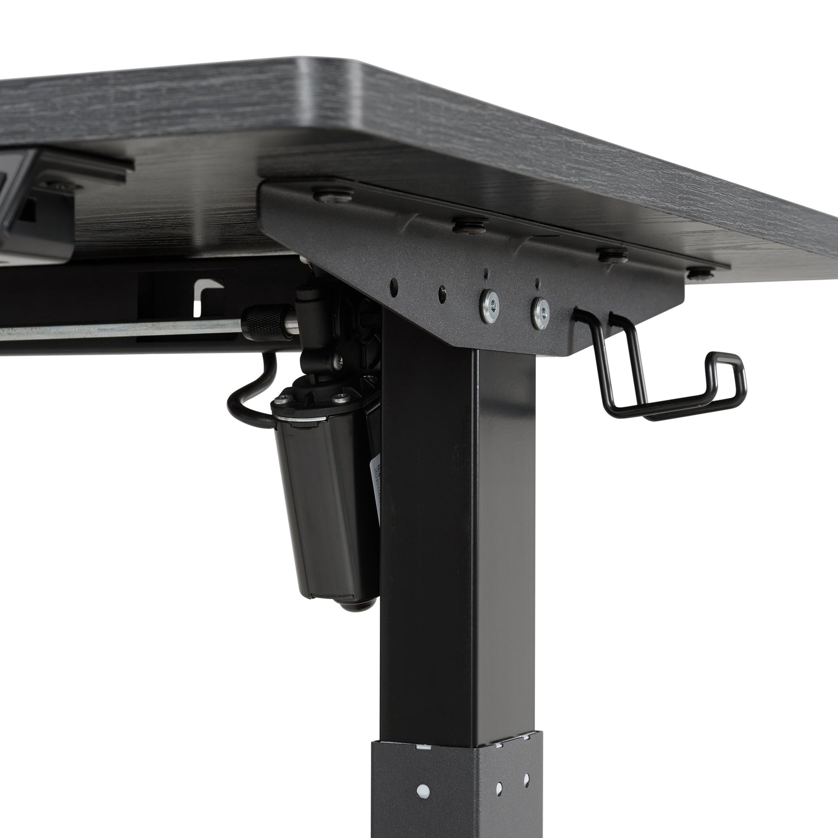 Oakland Adjustable Desk in Black - 3A Packing - Tampa Furniture Outlet