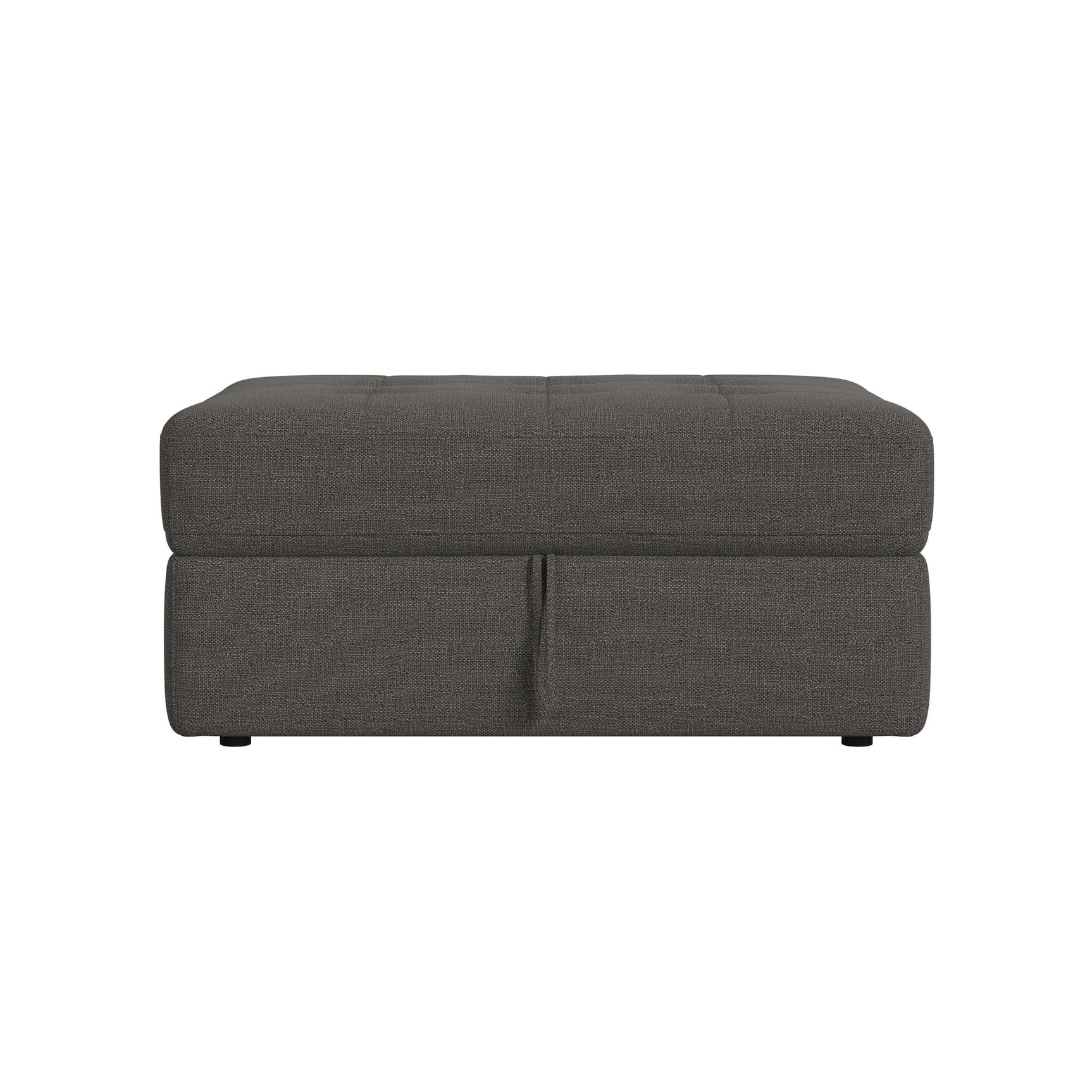 Options One Storage Ottoman in Palmer Plus Ash - Tampa Furniture Outlet