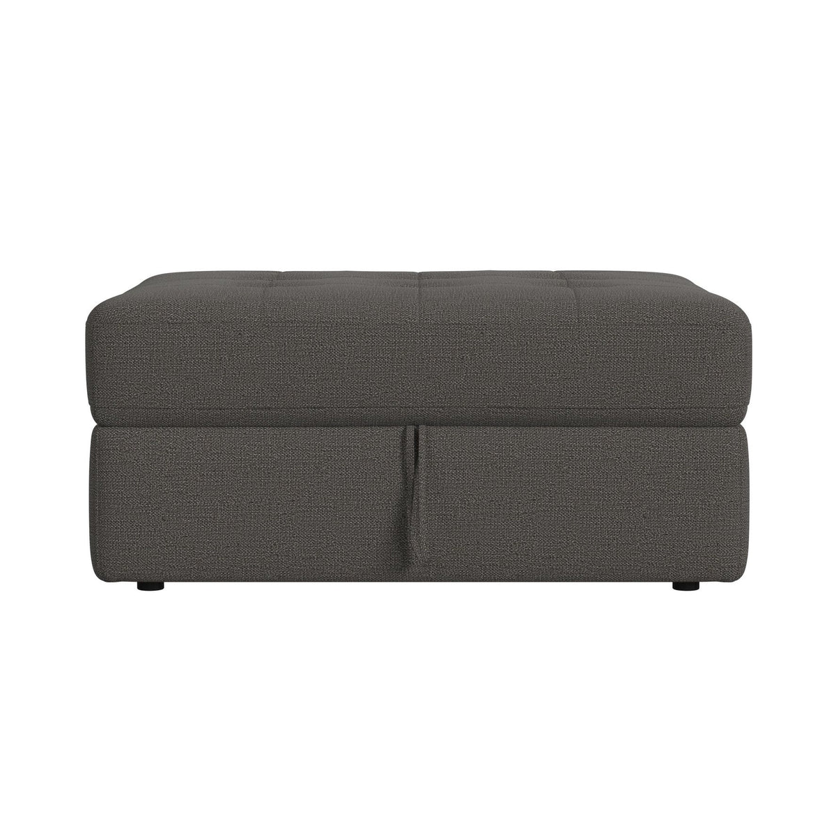 Options One Storage Ottoman in Palmer Plus Ash