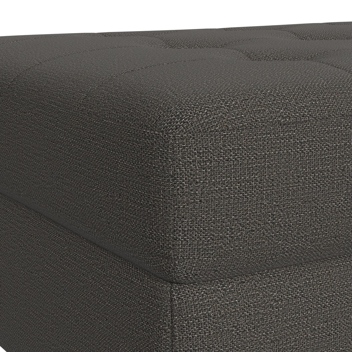 Options One Storage Ottoman in Palmer Plus Ash